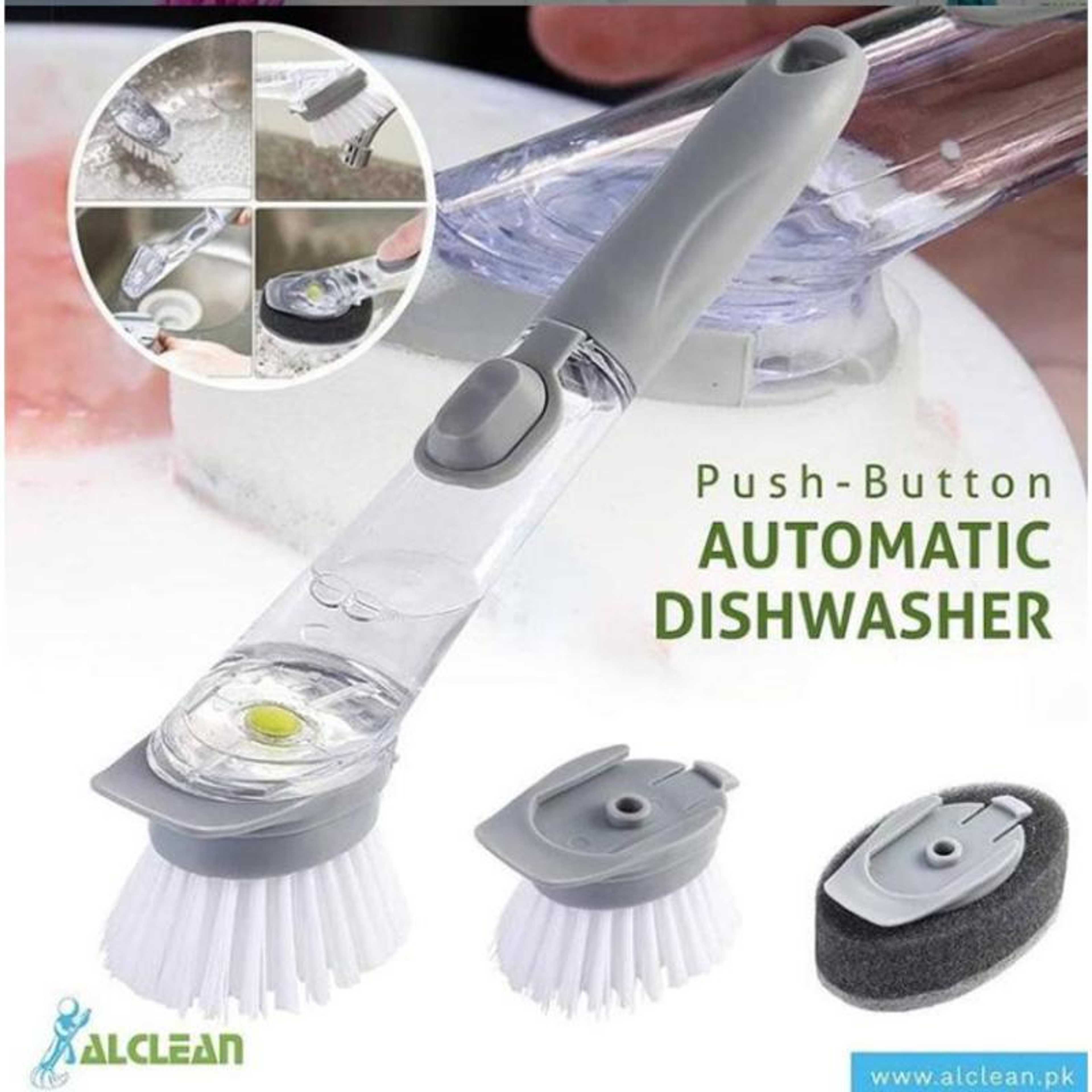 AlClean Automatic Liquid Filling Washing Dish Brush Pot Brush Bowl Brush Pot Cleaning Artifact