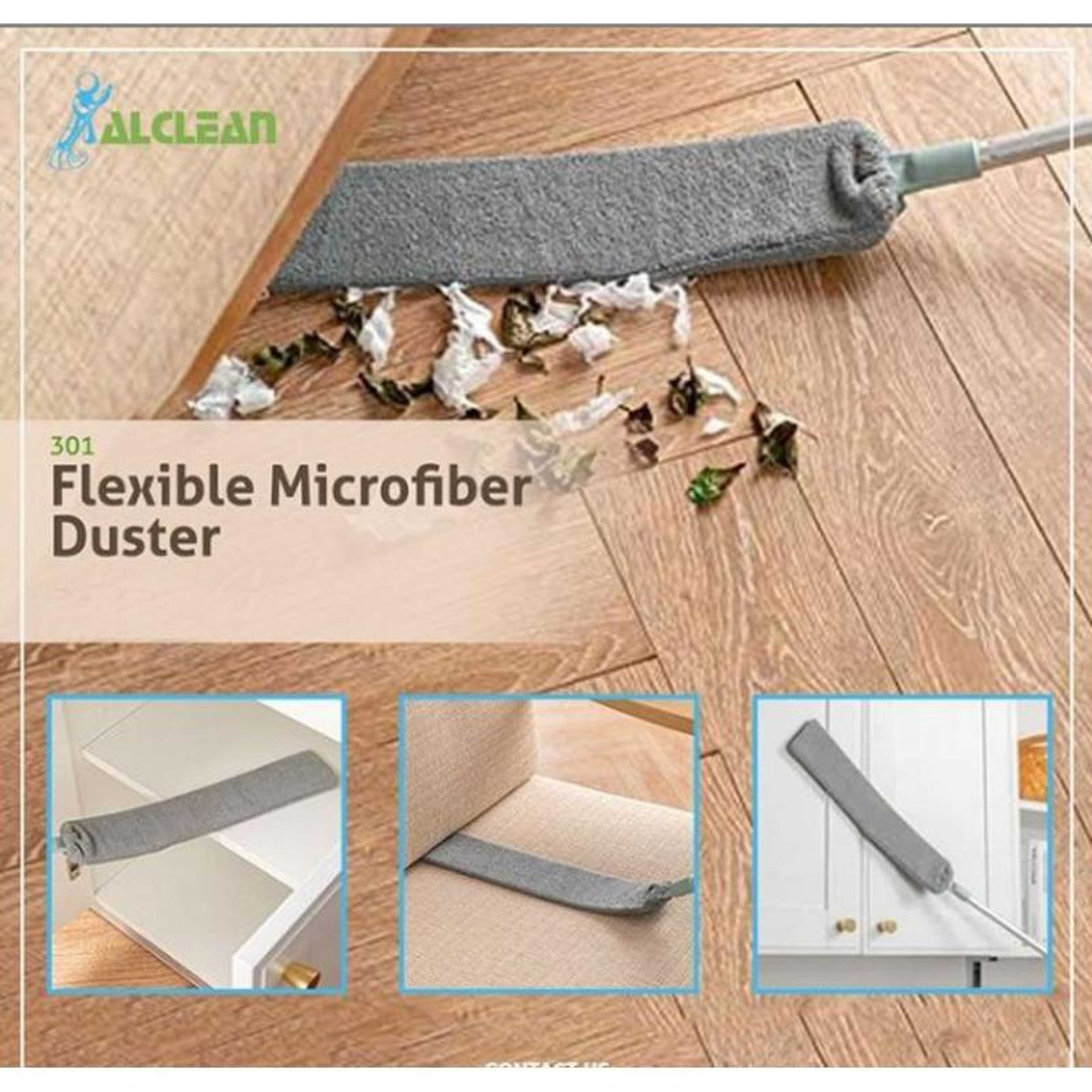 AlClean Microfiber Flexible Slim Duster for Deep Cleaning Small Places Multipurpose