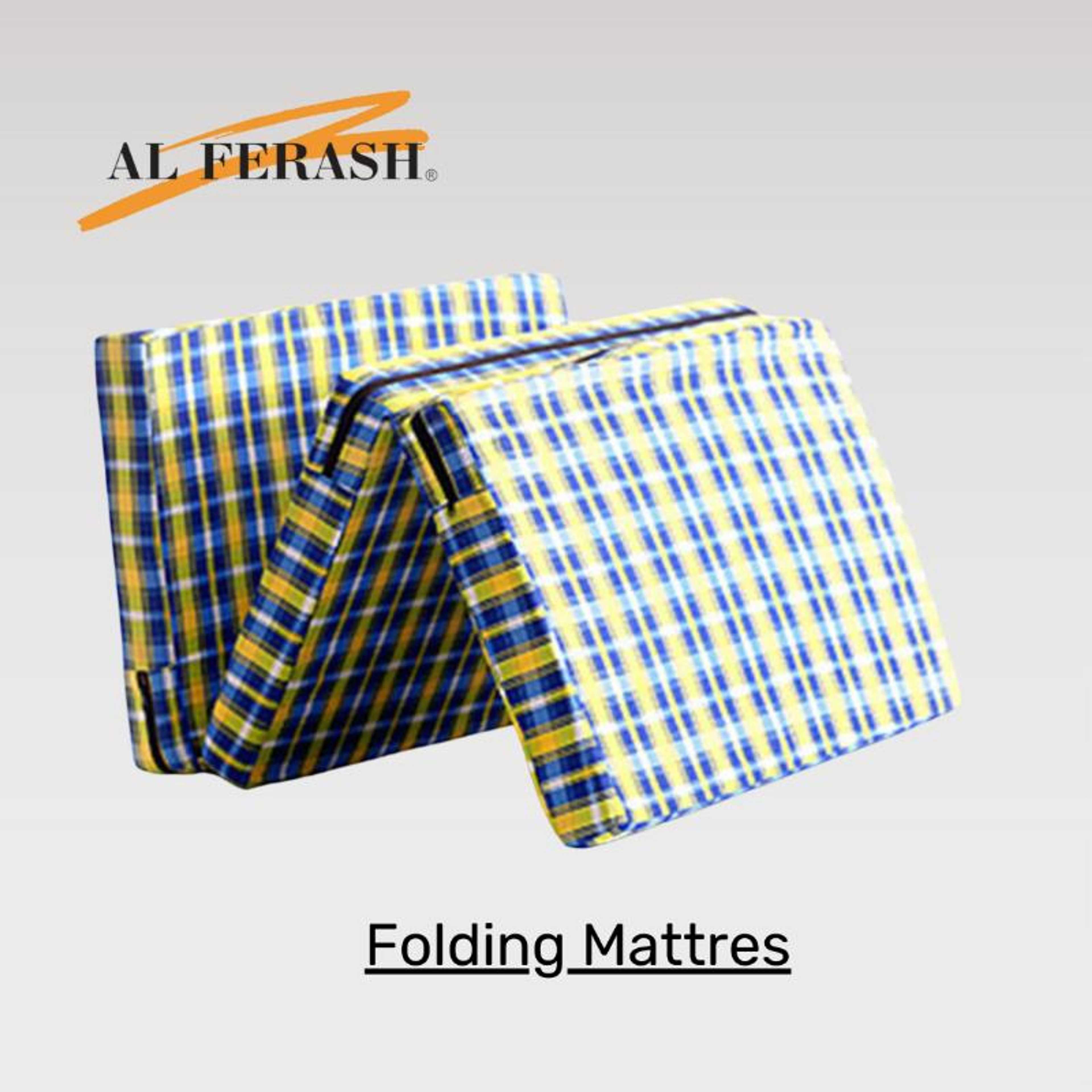 Folding Mattress With Free Mystery Flyer Different Designs - Al Ferash