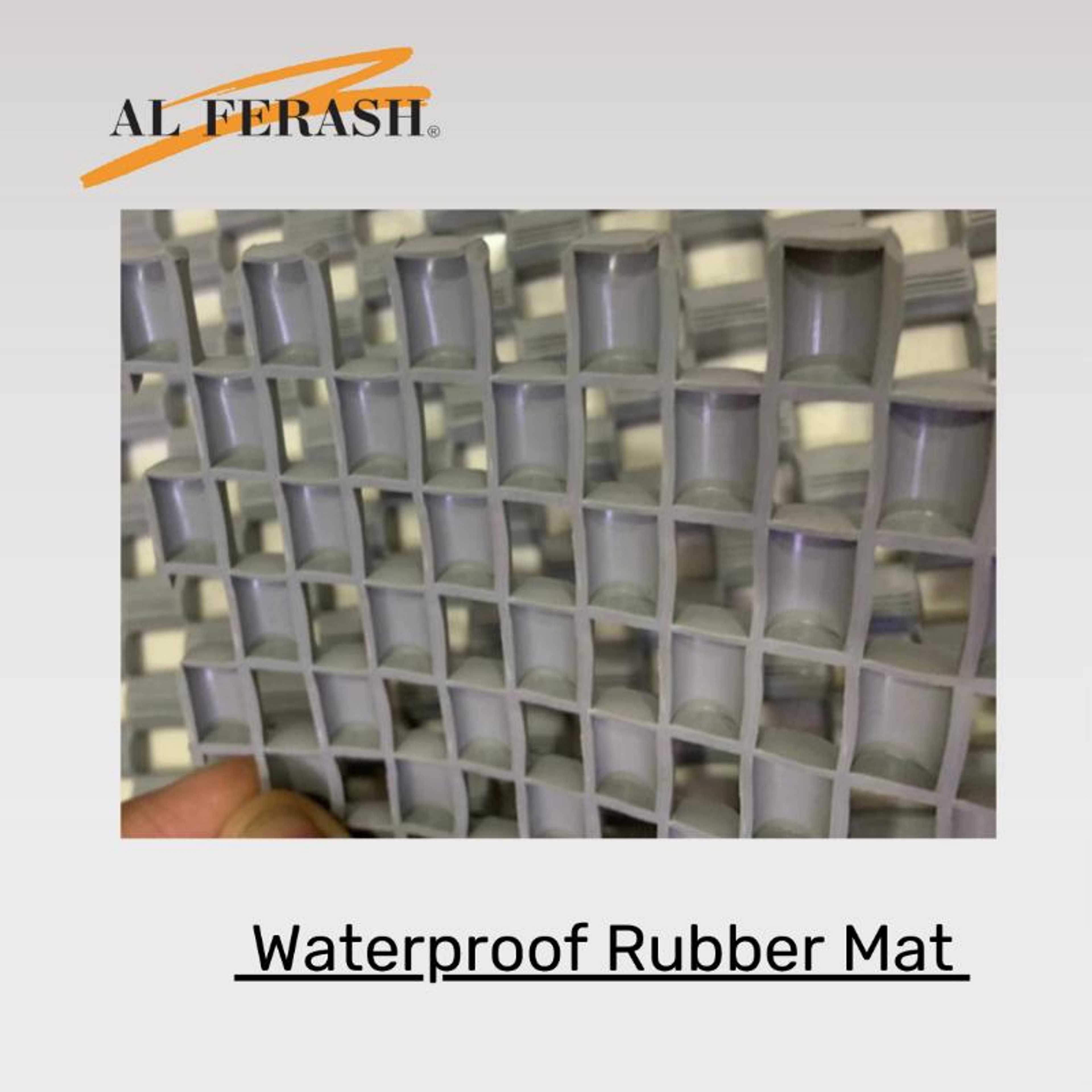 Al Ferash - (3 x 4 Ft) Waterproof Rubber Mat Anti Slip for Washroom  Kitchen  Bathroom  Floor