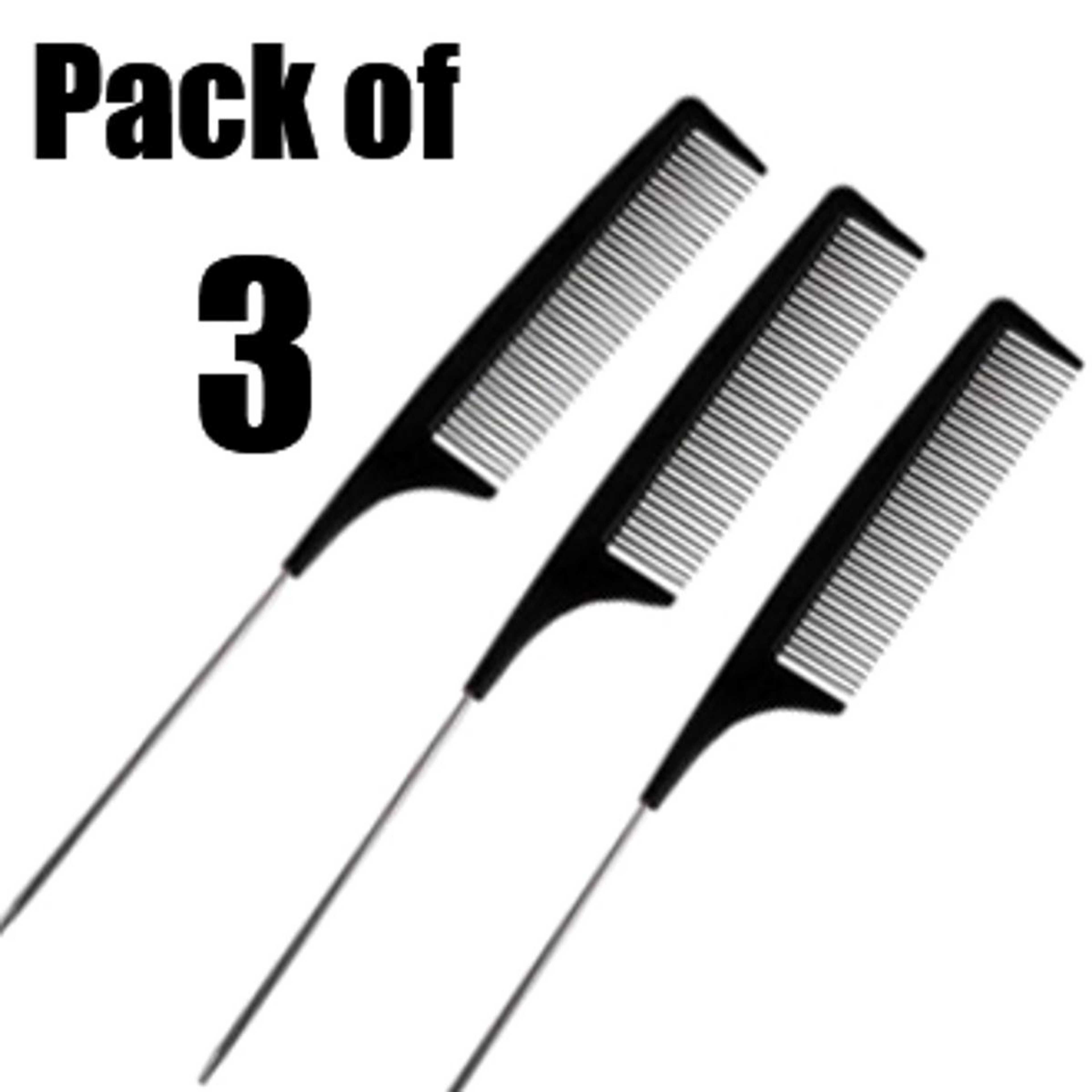 Professional Tail Comb (Pack Of 3Pc)