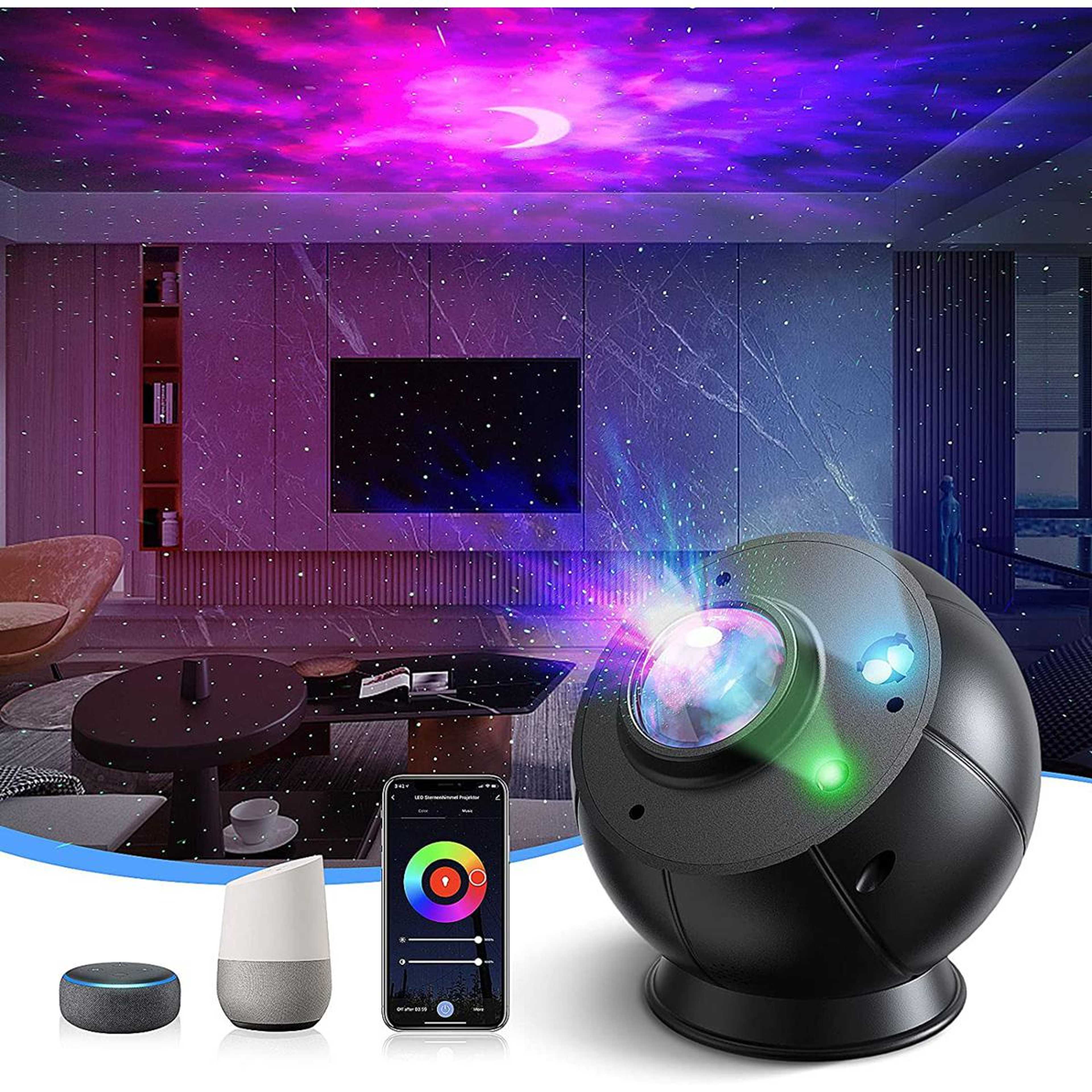 Basketball starry sky light galaxy projector   | WiFi ,remote control voice control | touch system