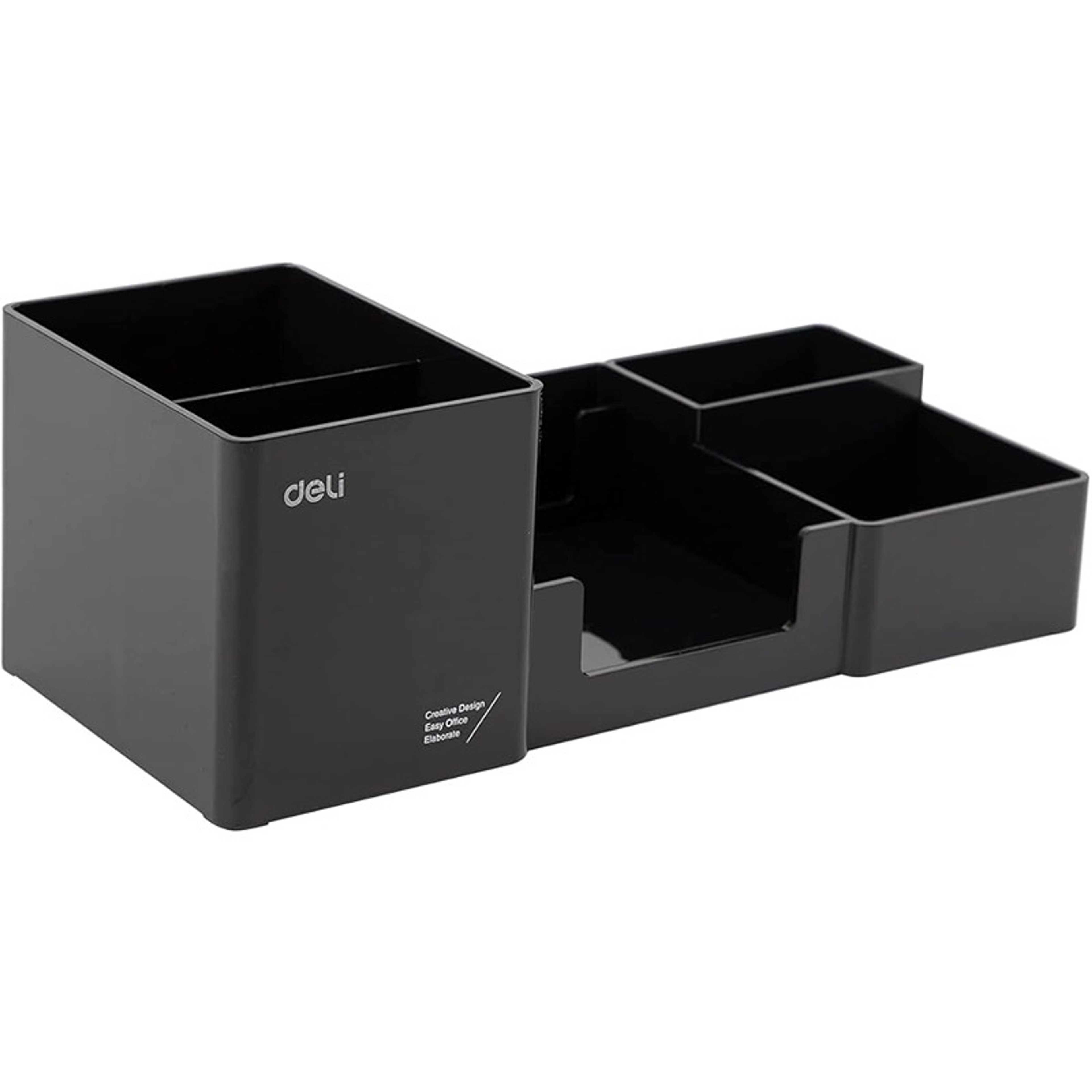 deli WZ00220 Desk Organizer, (Black), Pack of 1 - Product Main Image