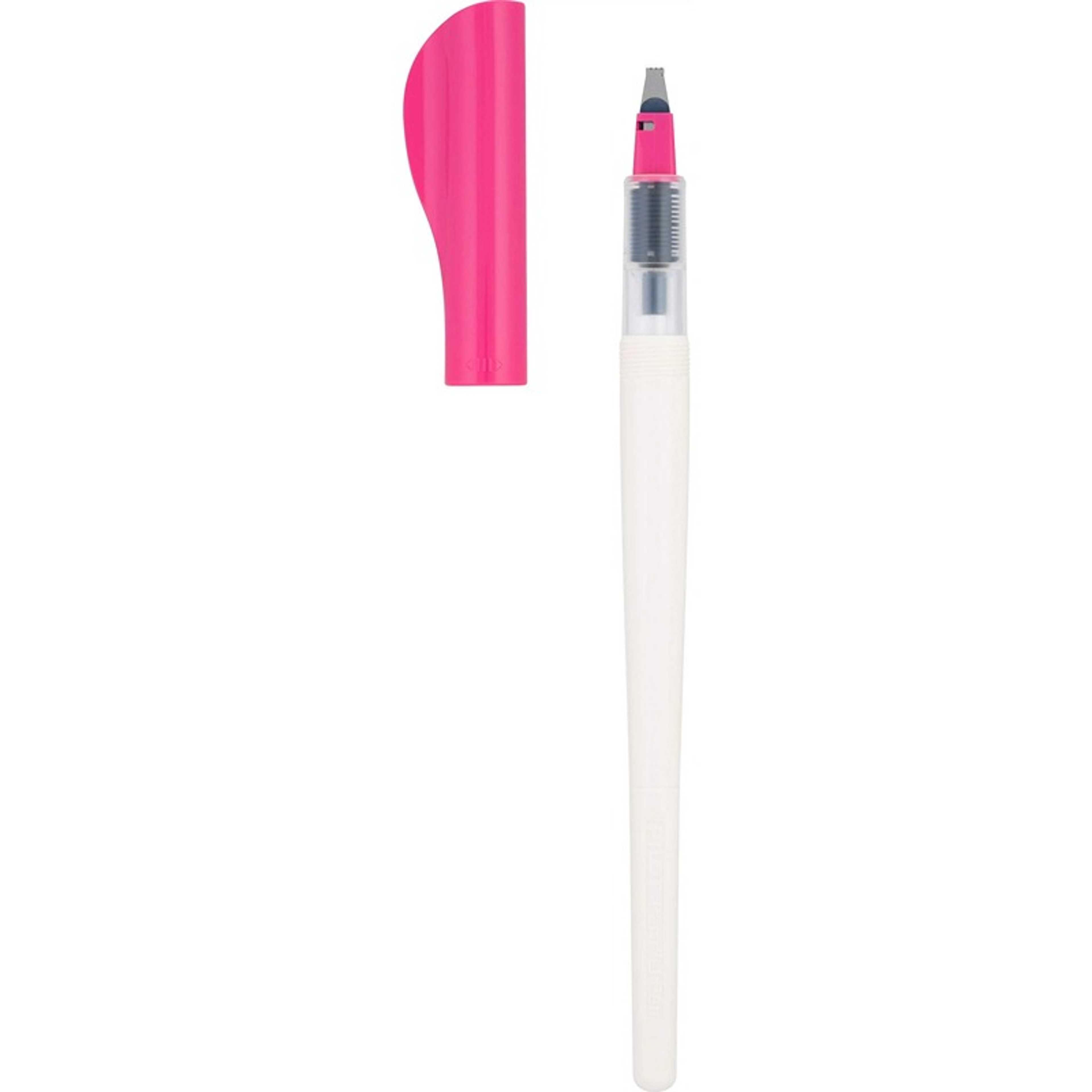 Pilot Parallel Pen Premium Caligraphy Pen Set, 3.0mm Nib, White Barrel with Pink Accents (14679) - Product Main Image