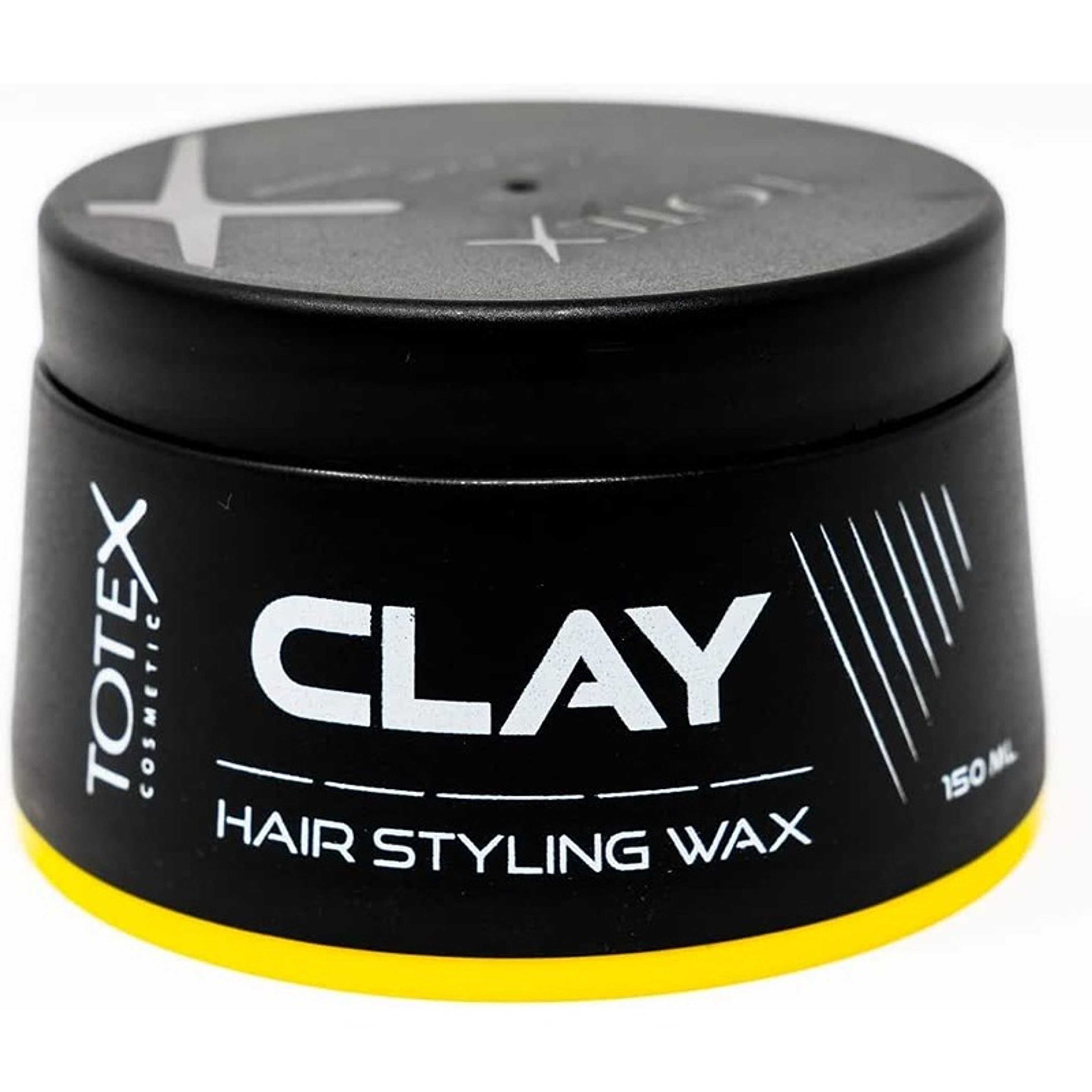 Totex Hair Men Styling Hair Clay Wax - Strong Hold Texture Natural Messy Look Finish - Hair Defining Paste Coconut Scent 150 ml - Product Main Image