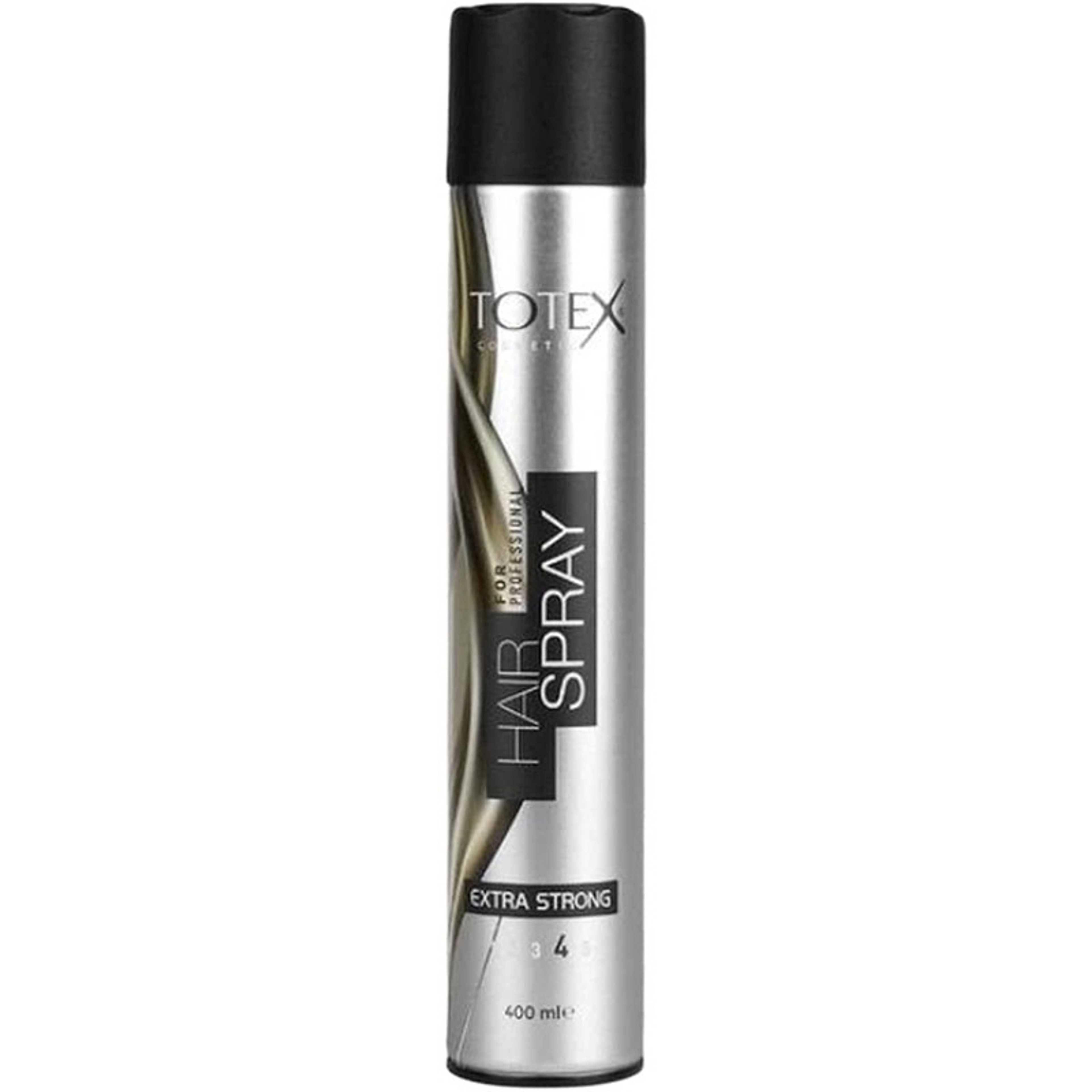 Totex Hair Styling Spray | Extra Strong Hair Spray | Hair Salons & Berbers | Hair Volumizing & Shining 400ml - Product Main Image