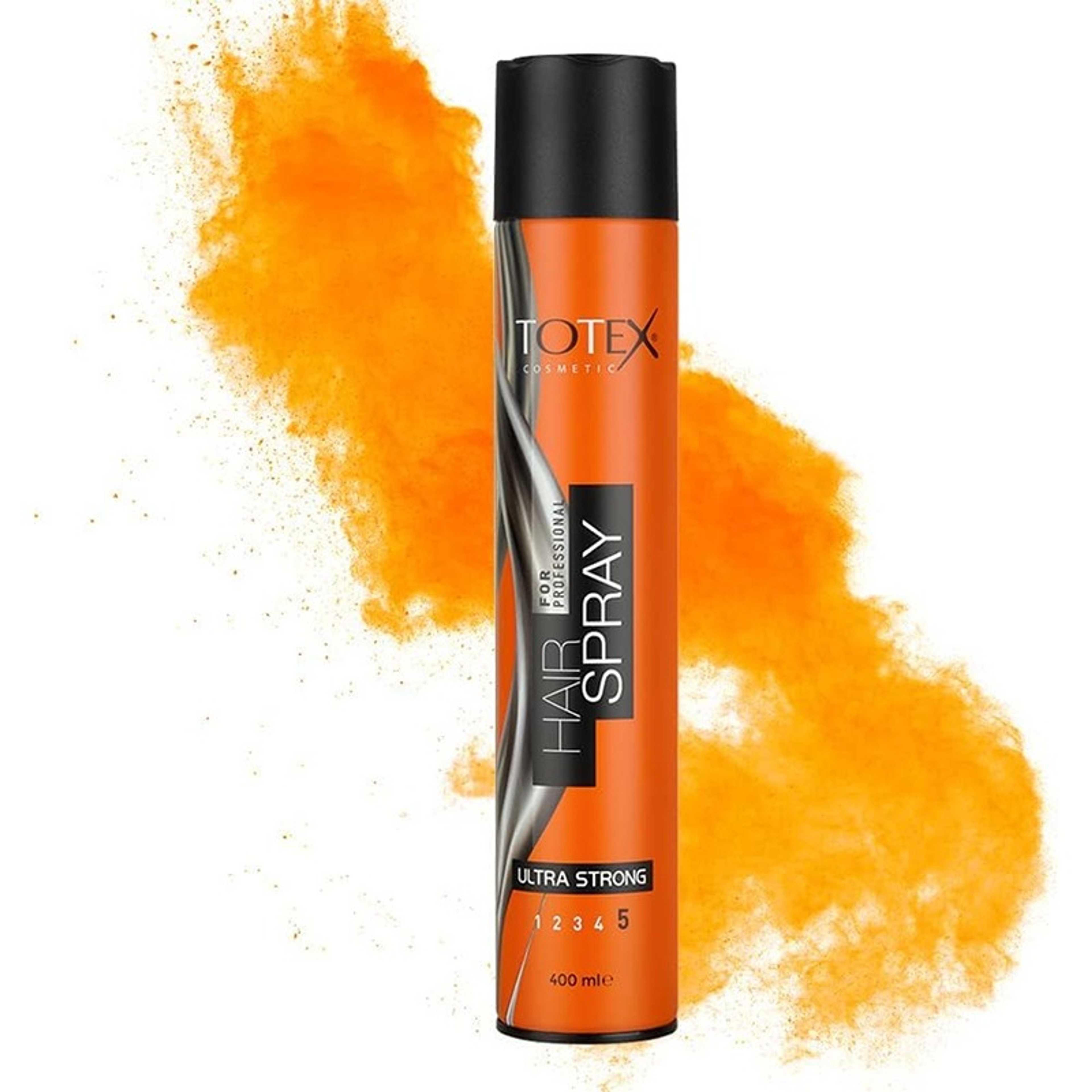 Totex Hair Styling Hair Spray Ultra Strong Perfect Shine Long Last Hold Hair Spray Salon & Barber Use 400ml - Product Main Image