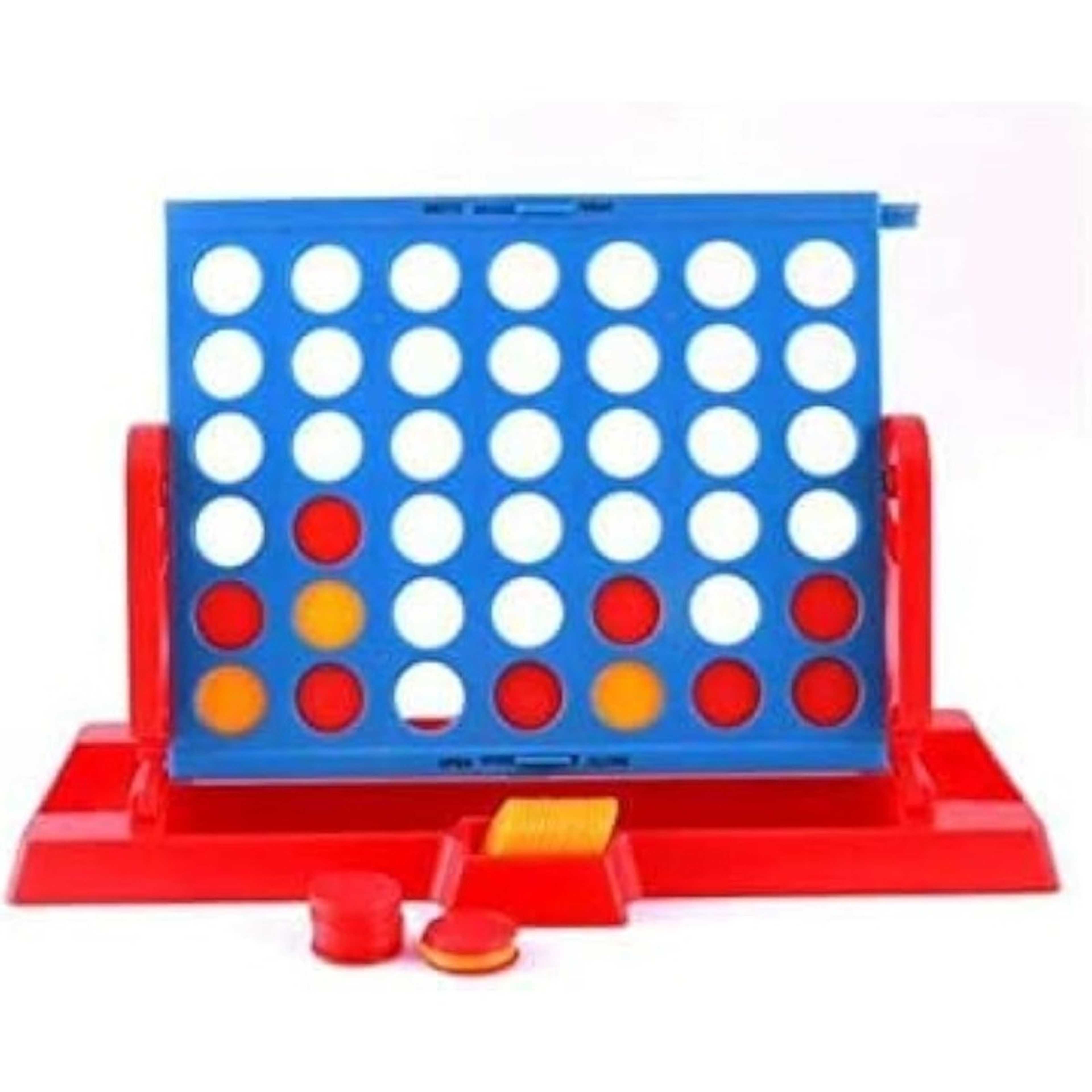 Plastic Toy Bingo Game Funny Chess Line Four in a Row Win Line up 4 Birthday Gift 4 in a line age 5+ - Product Main Image