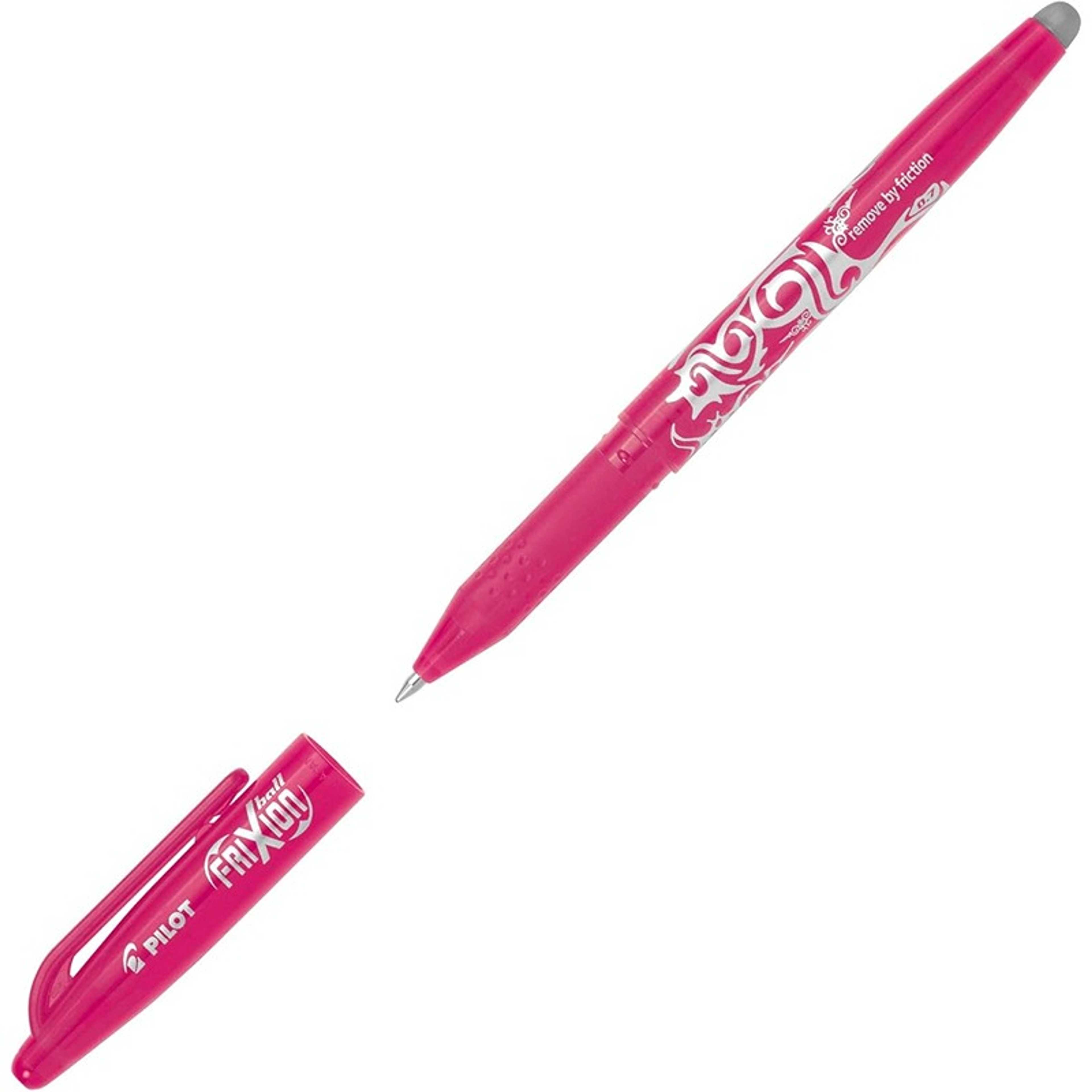 PILOT Frixion erasable roller ball pen PINK colour ink x 1 single pen - Product Main Image