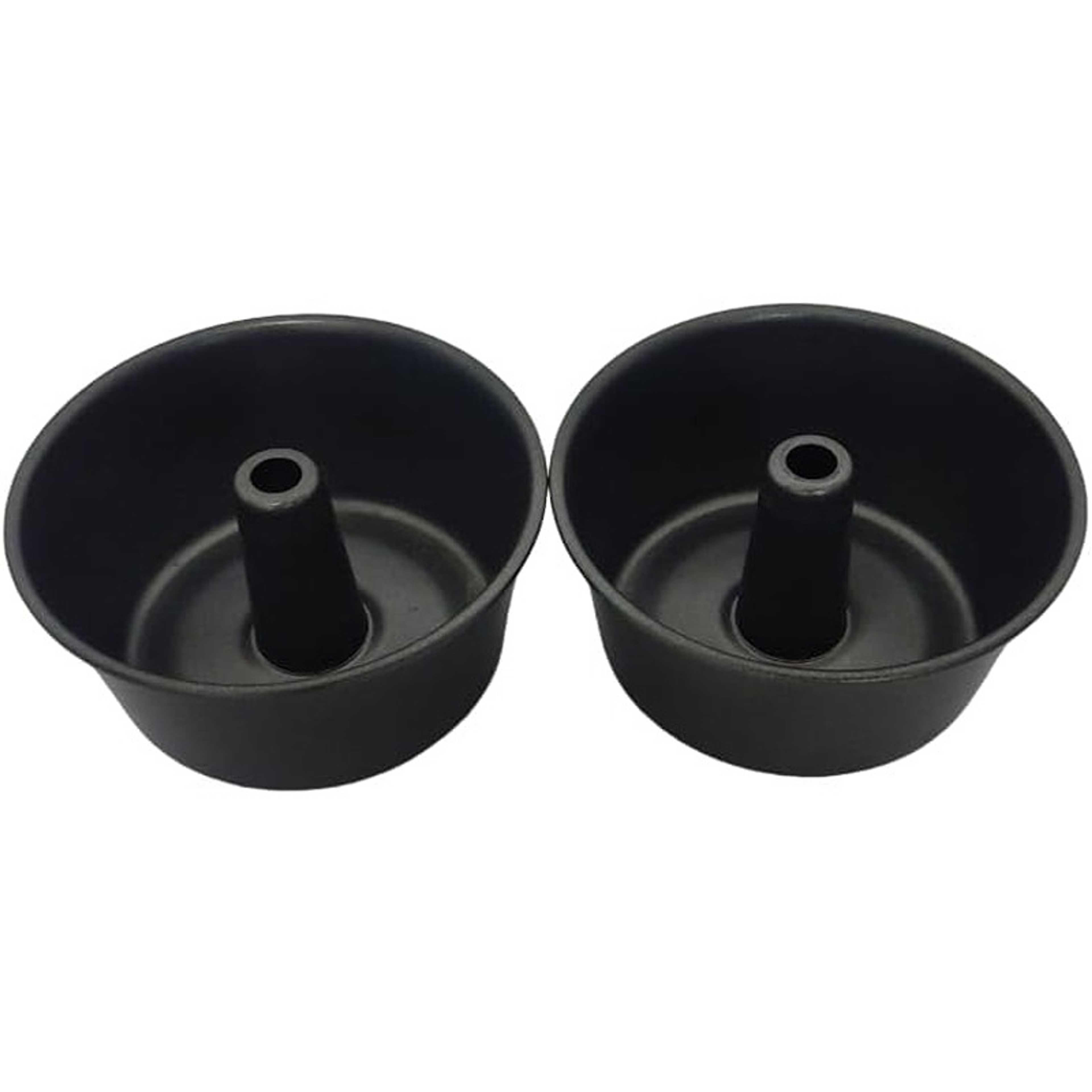 2 Pcs Mini Bundform Pan Size 10.6 * 5 cm Classic Carbon Steel High Quality Nonstick Bakeware (4.2 * 2-Inch) Tube Cake Pan - Product Main Image