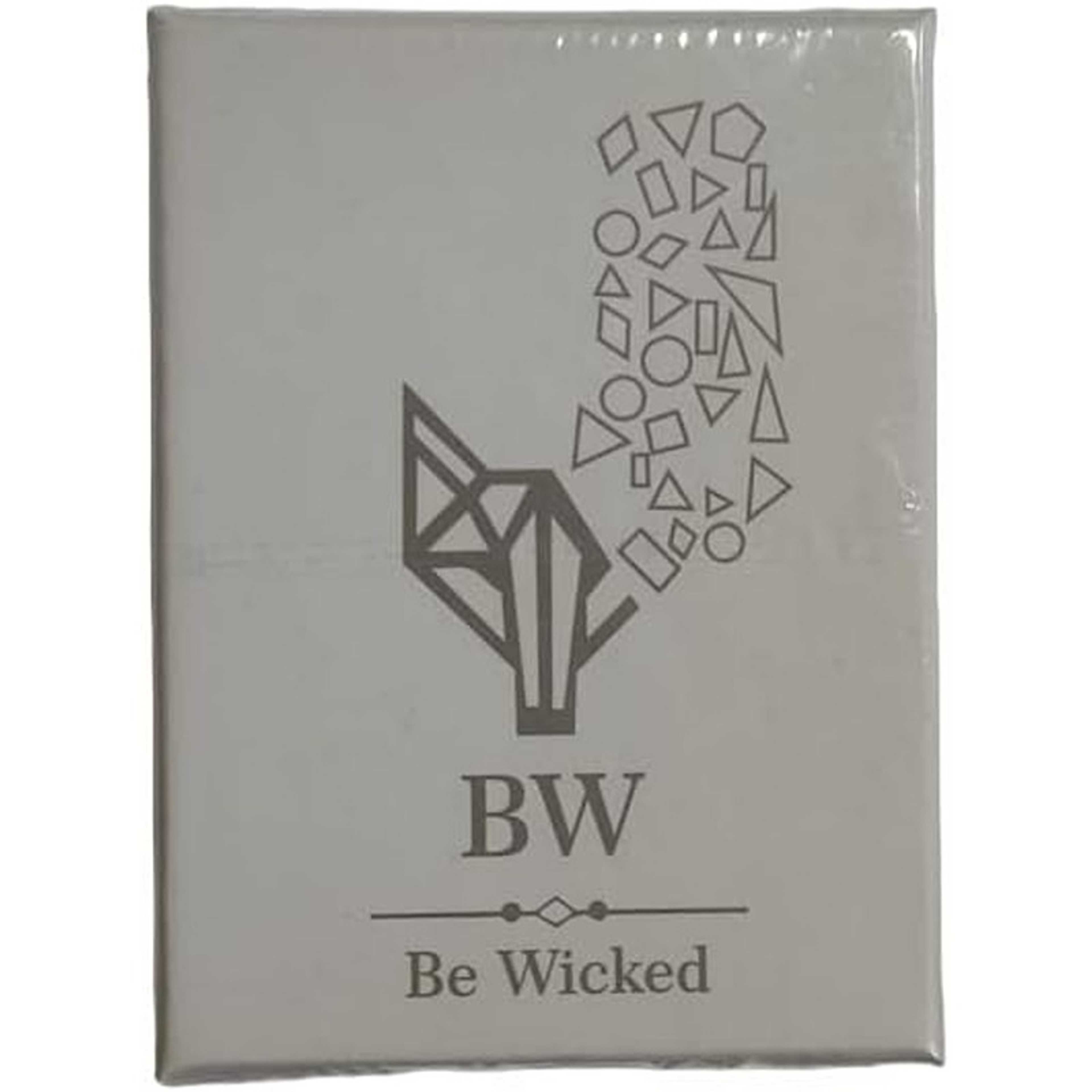 BW PLAYING CARD WHITE PVC PLASTIC CARD BIG BELOTE - Product Main Image