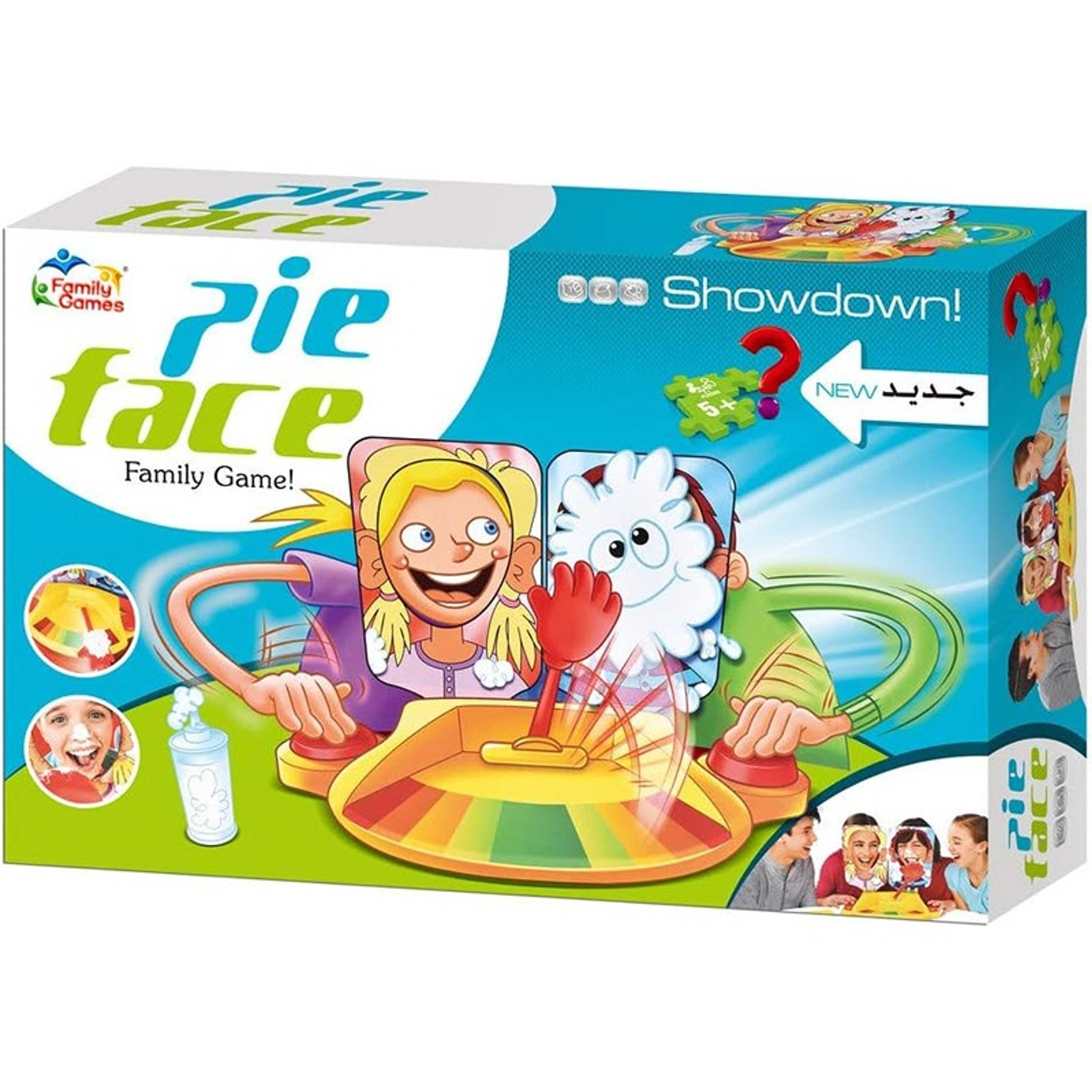 Family Time Games Pie Face Showdown, Multicolor, Package May Vary - Product Main Image