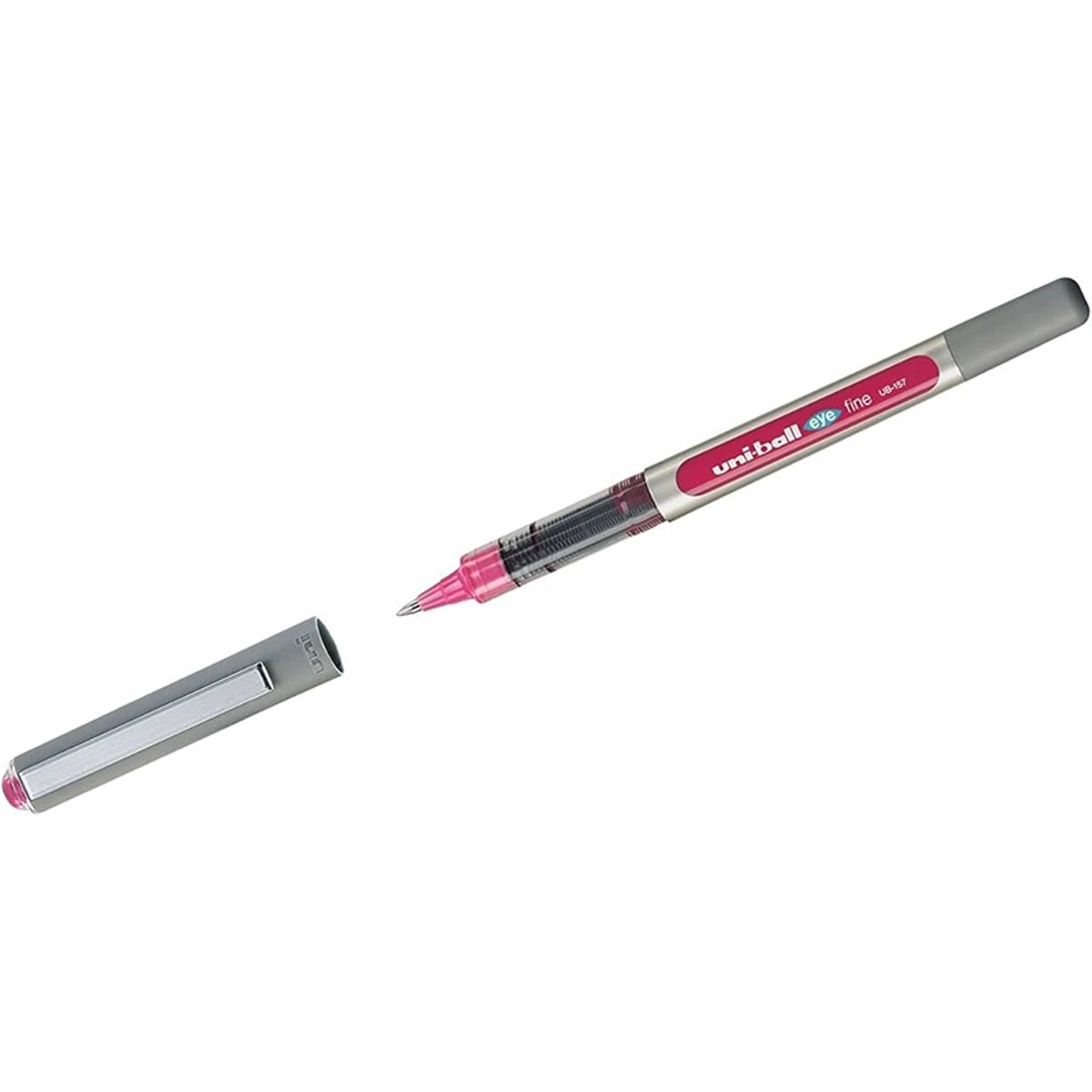 Uni-ball eye fine UB -157 rollerball pen liquid ink single pen PINK color - Product Main Image