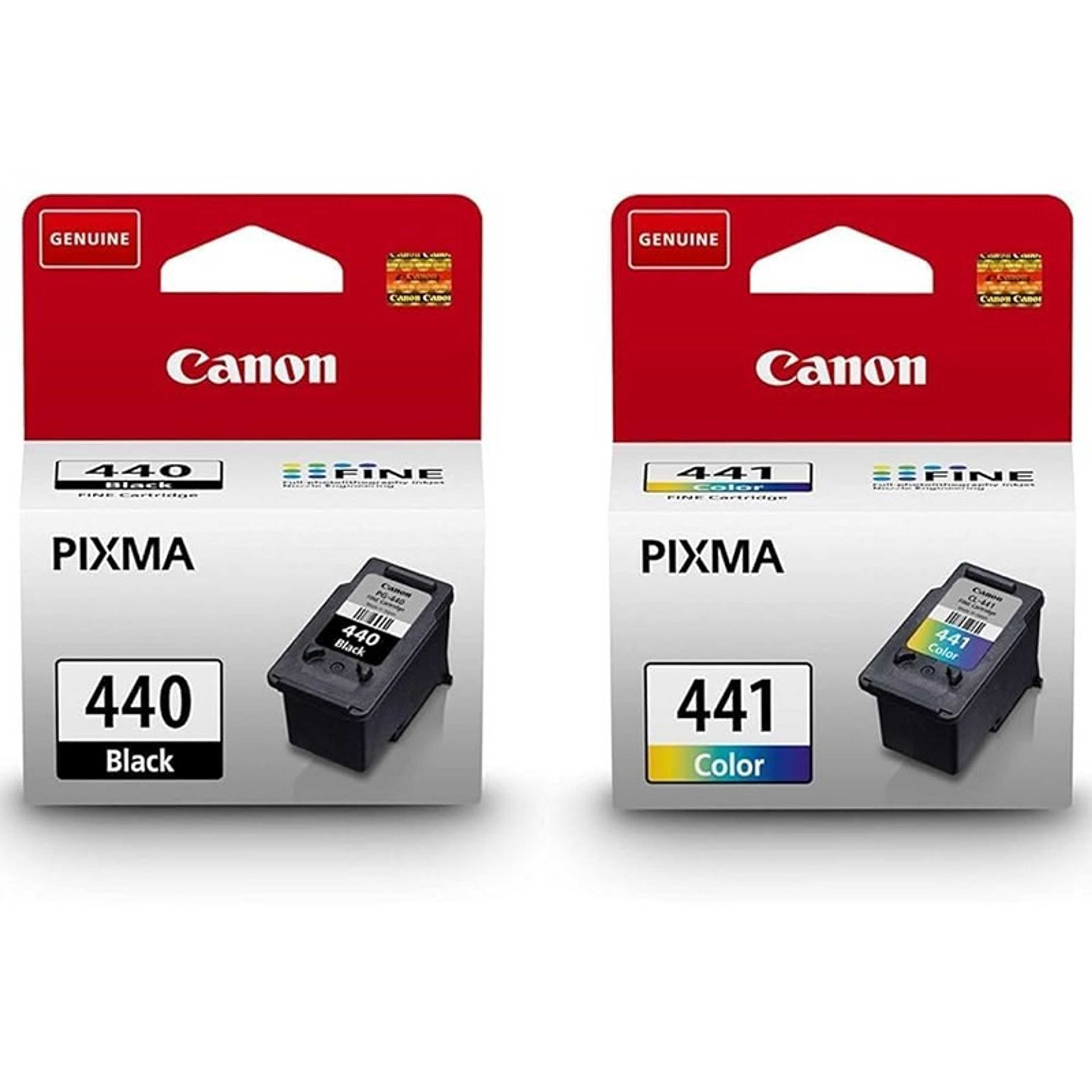 Canon PG 440 Black Ink Cartridge +CL 441 Colour Ink Cartridge Multi-Value Saving pack - Product Main Image