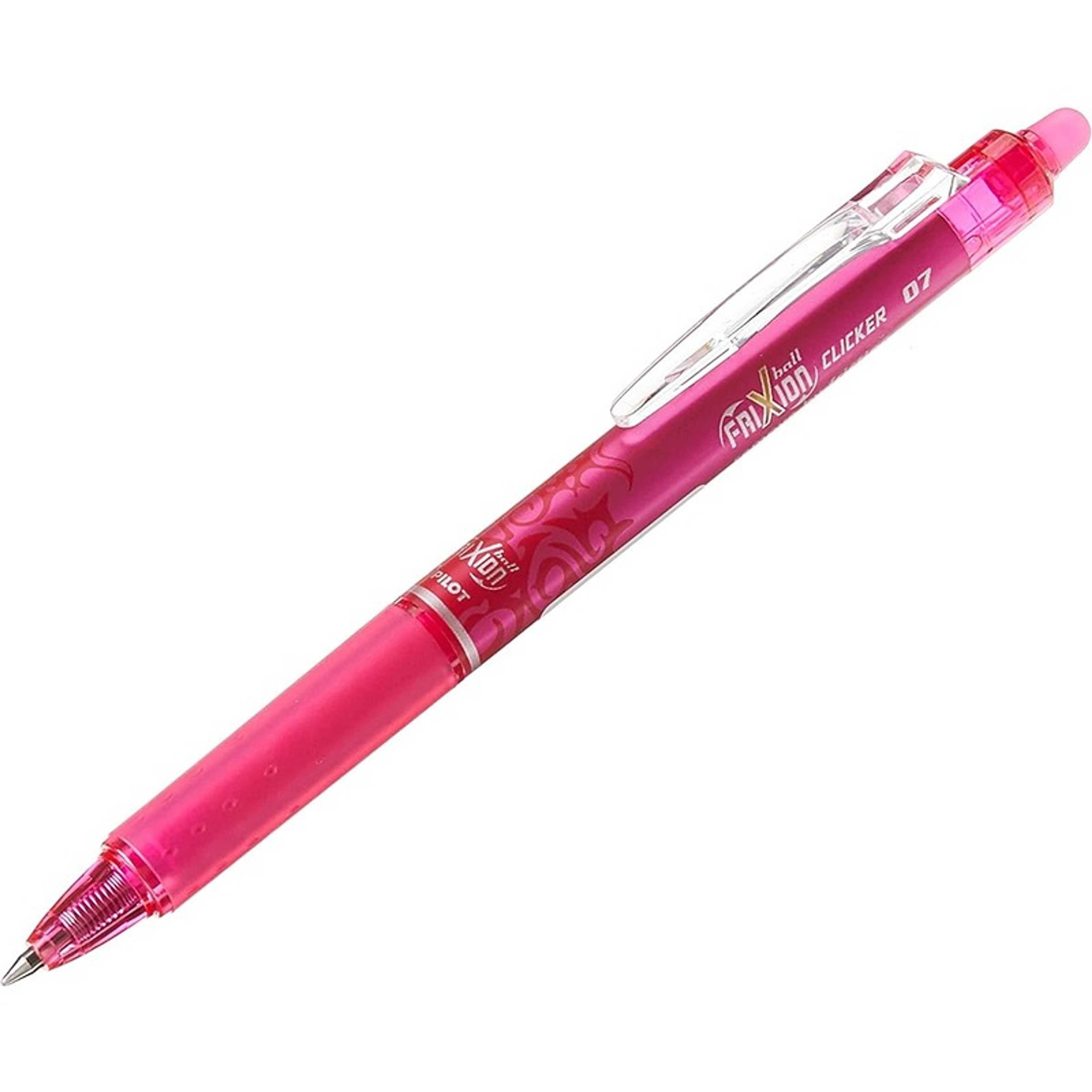 Pilot Frixion Clicker Erasable Rollerball Pen 12-Pieces, Pink - Product Main Image