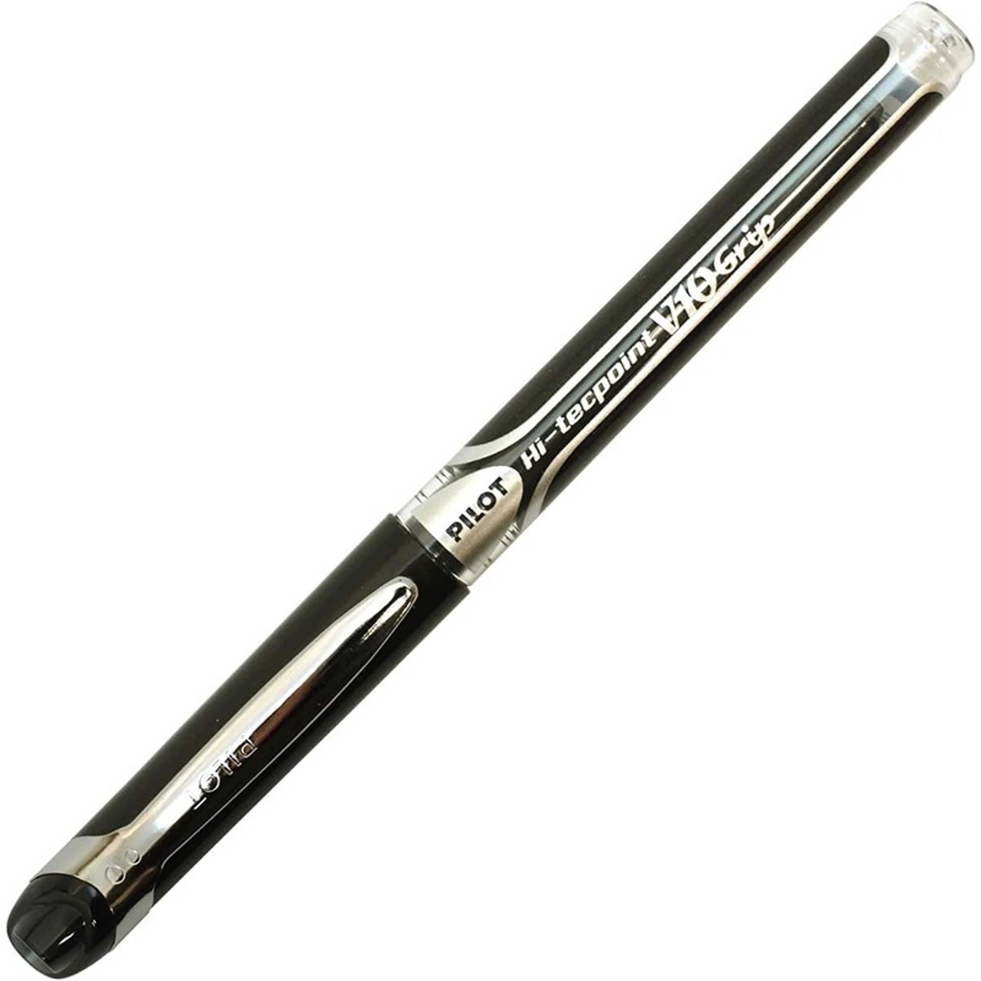 Pilot V10 Grip Liquid Ink Rollerball 1.0 mm Tip (Box of 12) - Black - Product Main Image