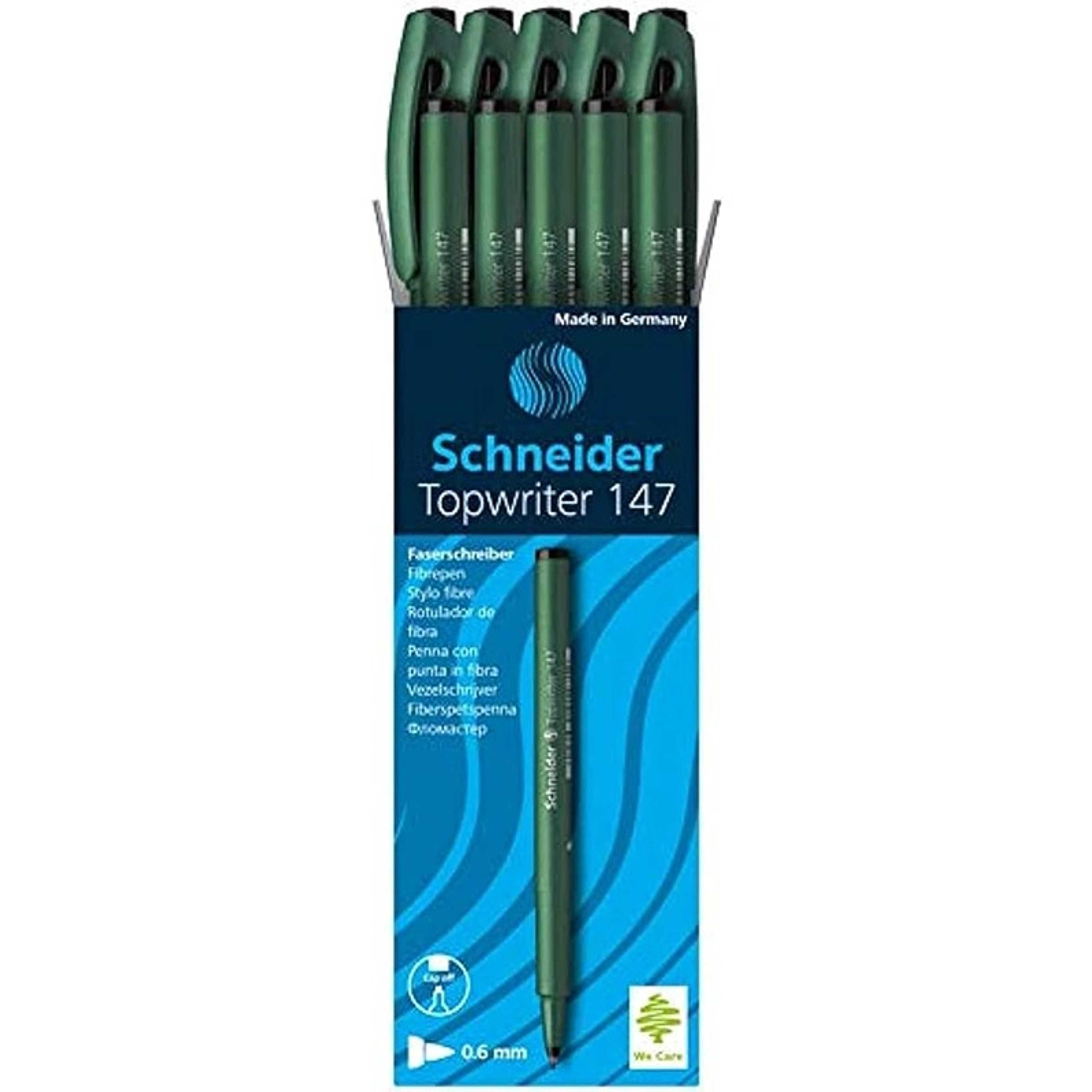 Schneider Topwriter 147 Pens Black, 10 Pieces - Product Main Image