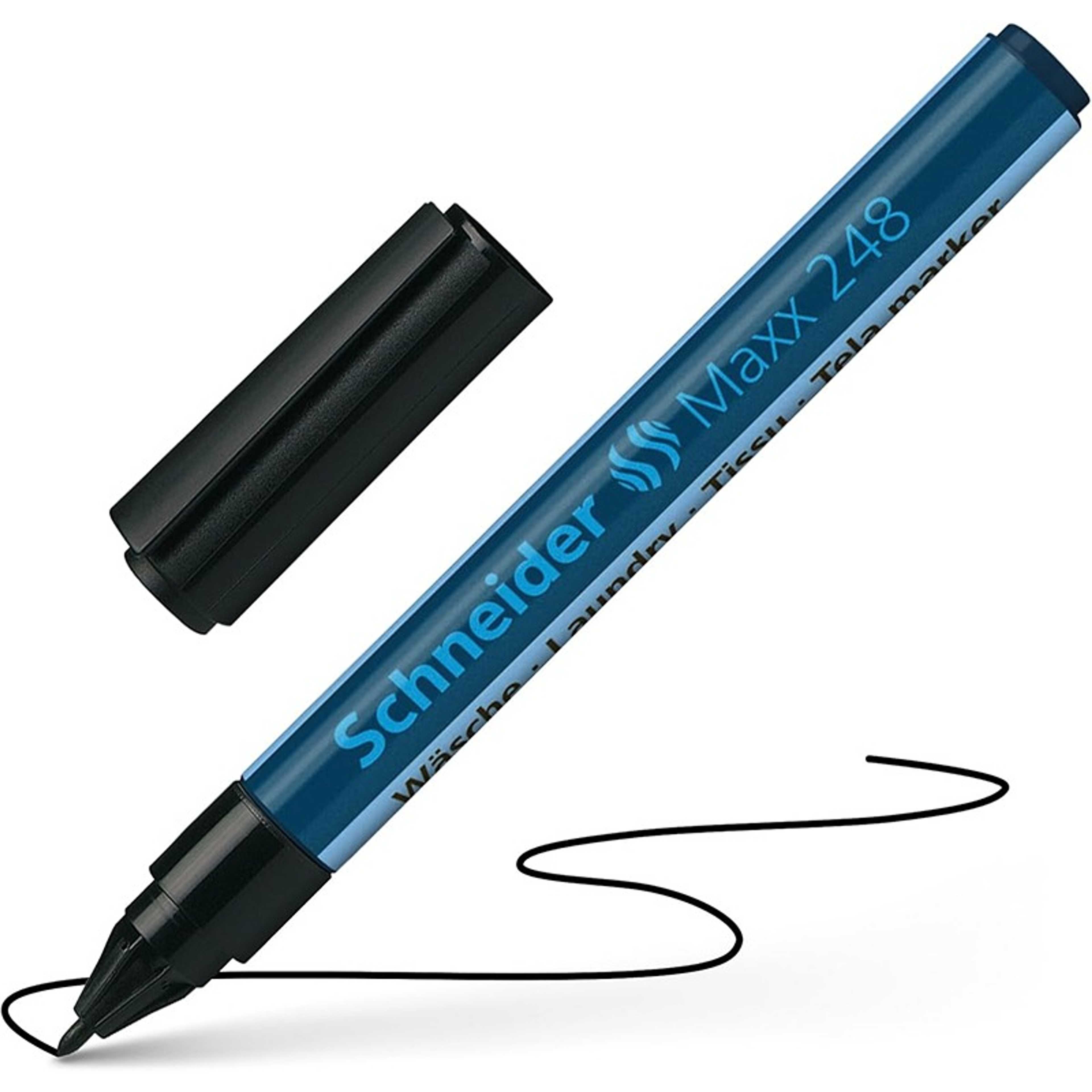 Schneider Maxx 248 Laundry Marker - Black - Product Main Image