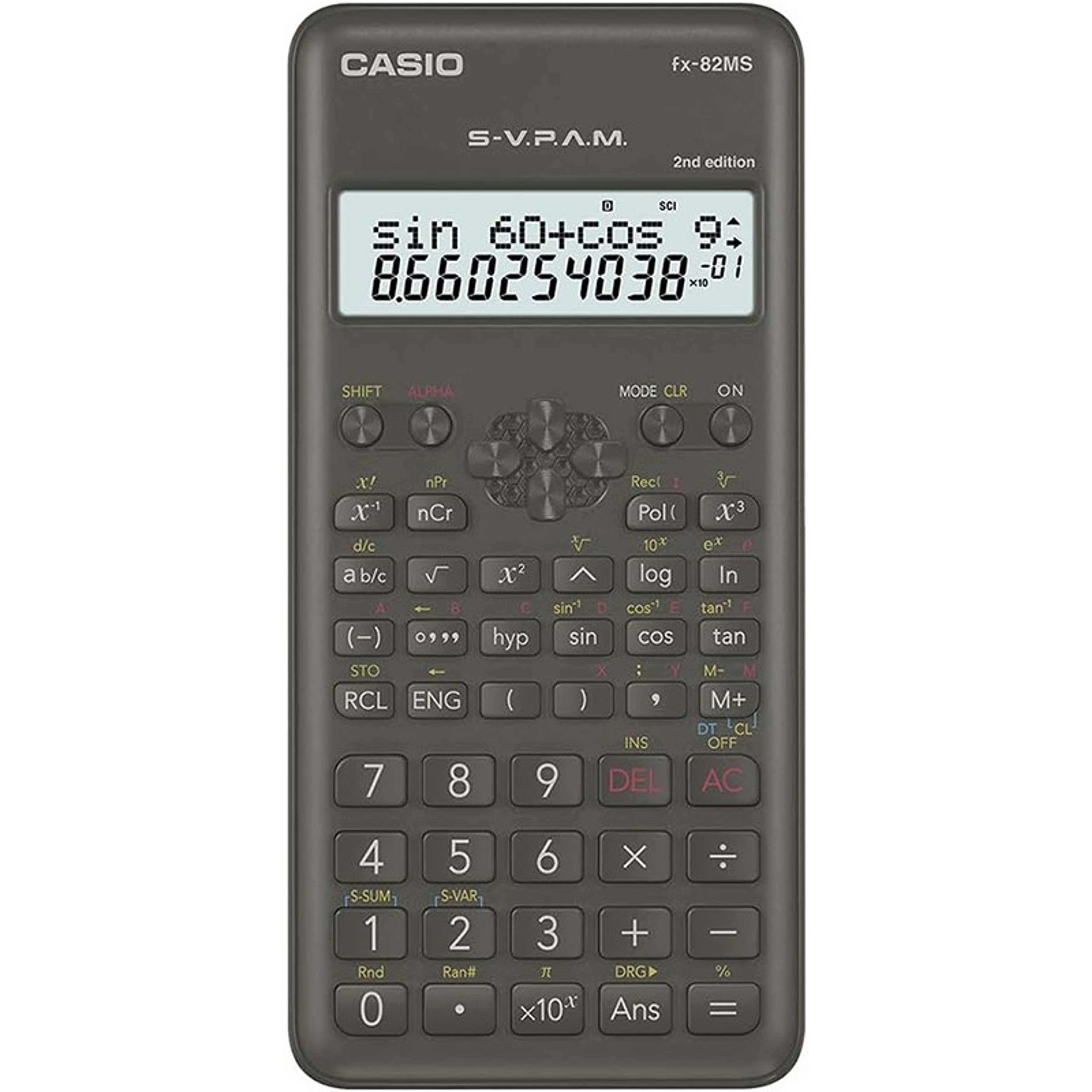 Casio FX-82MS-2nd Edition Scientific Calculator - Product Main Image