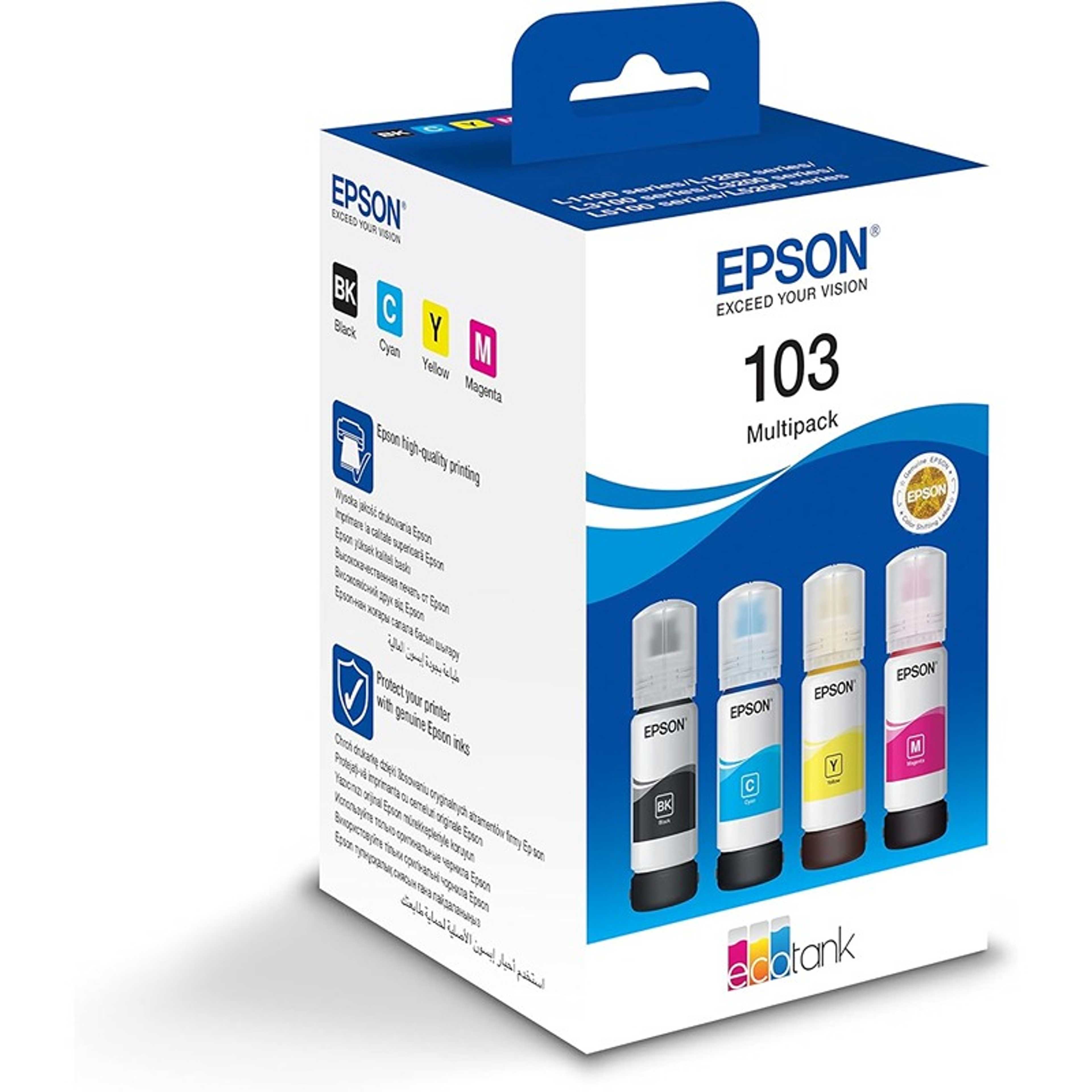 EPSON 103 Ink EcoTank 4-colour Multipack - Product Main Image