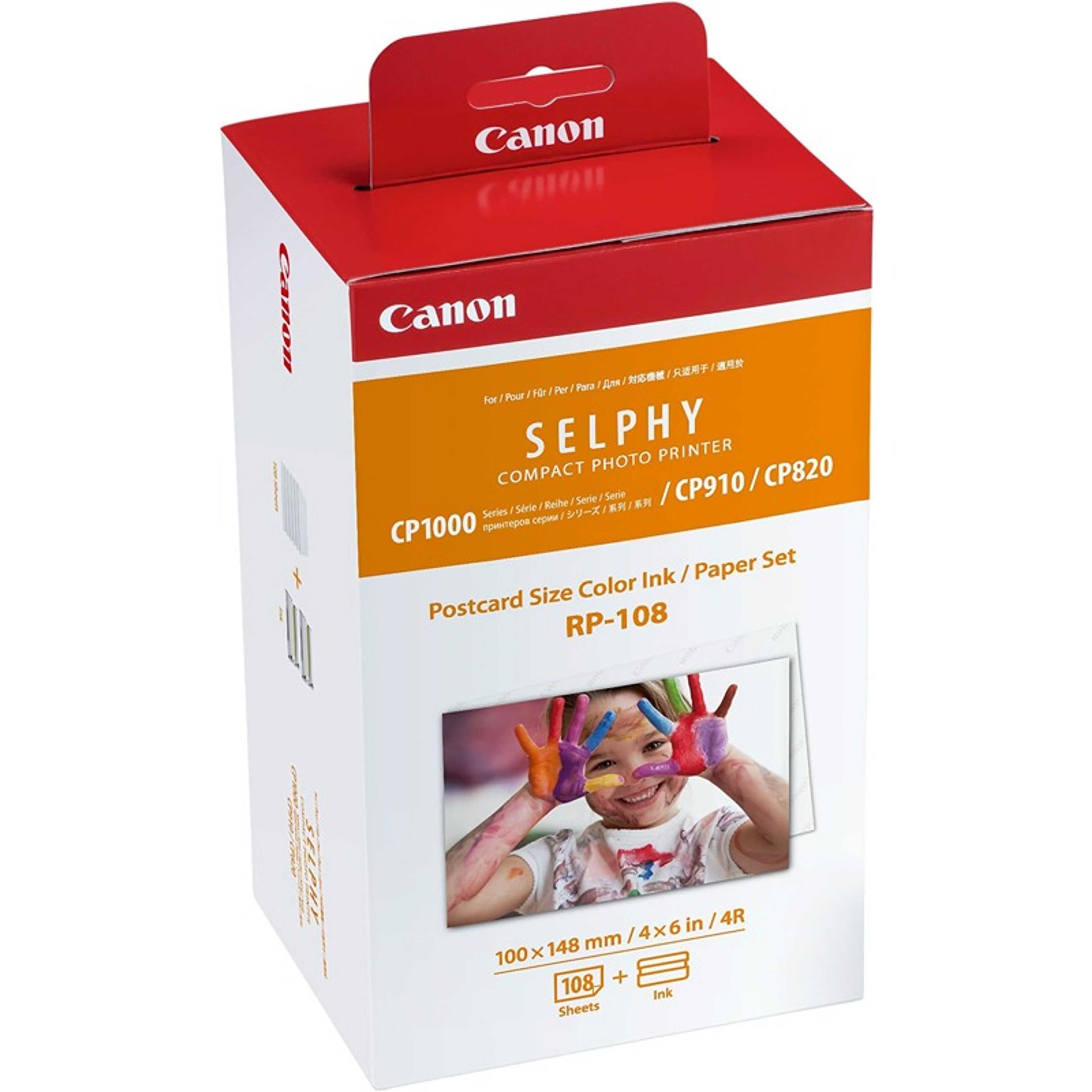 Canon Rp108I Postcard Sized Photo Paper 100 ×148 mm KSA Version with KSA Warranty Support - Product Main Image