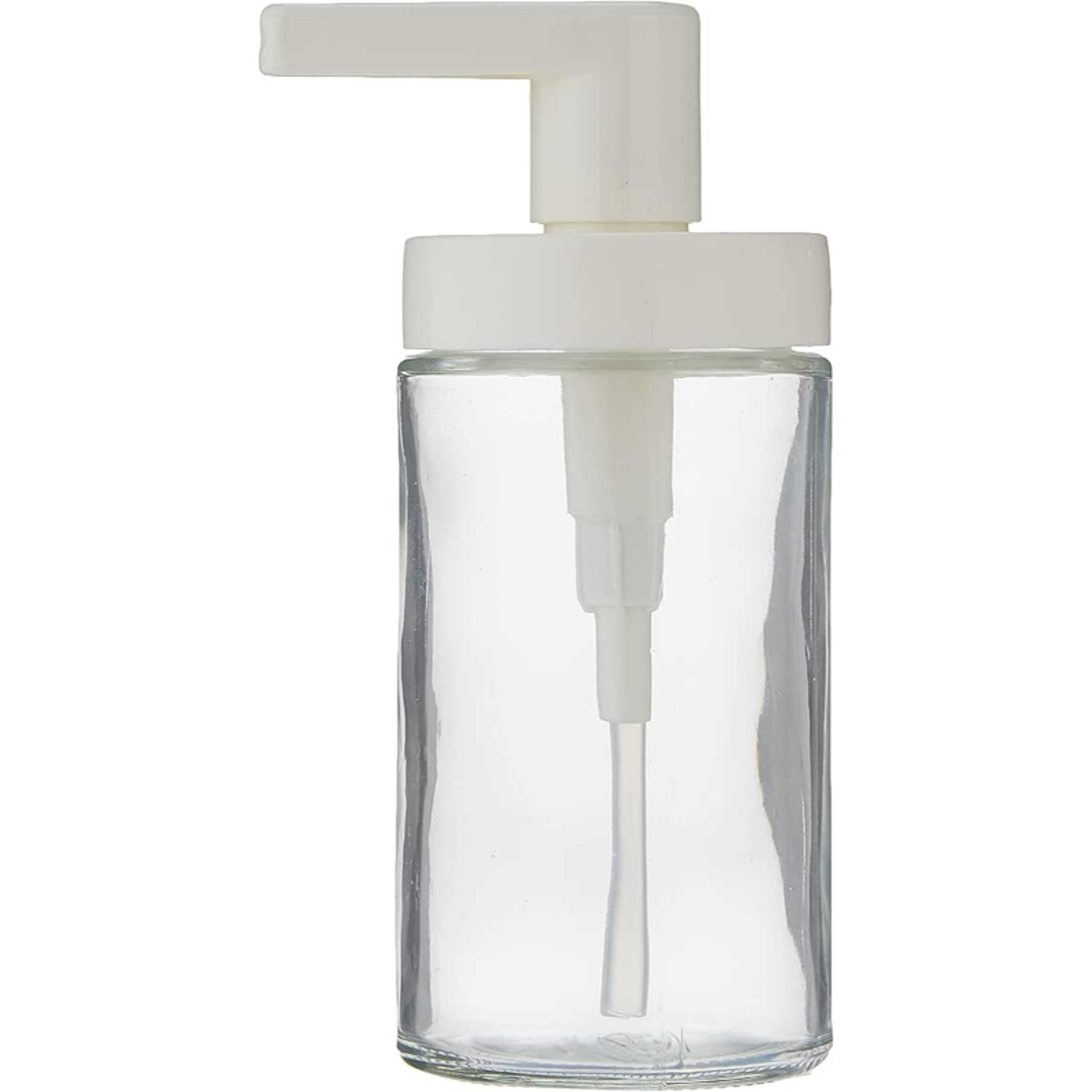 Ikea Tackan Glass Soap Dispenser, 8 Oz Capacity, White - Product Main Image