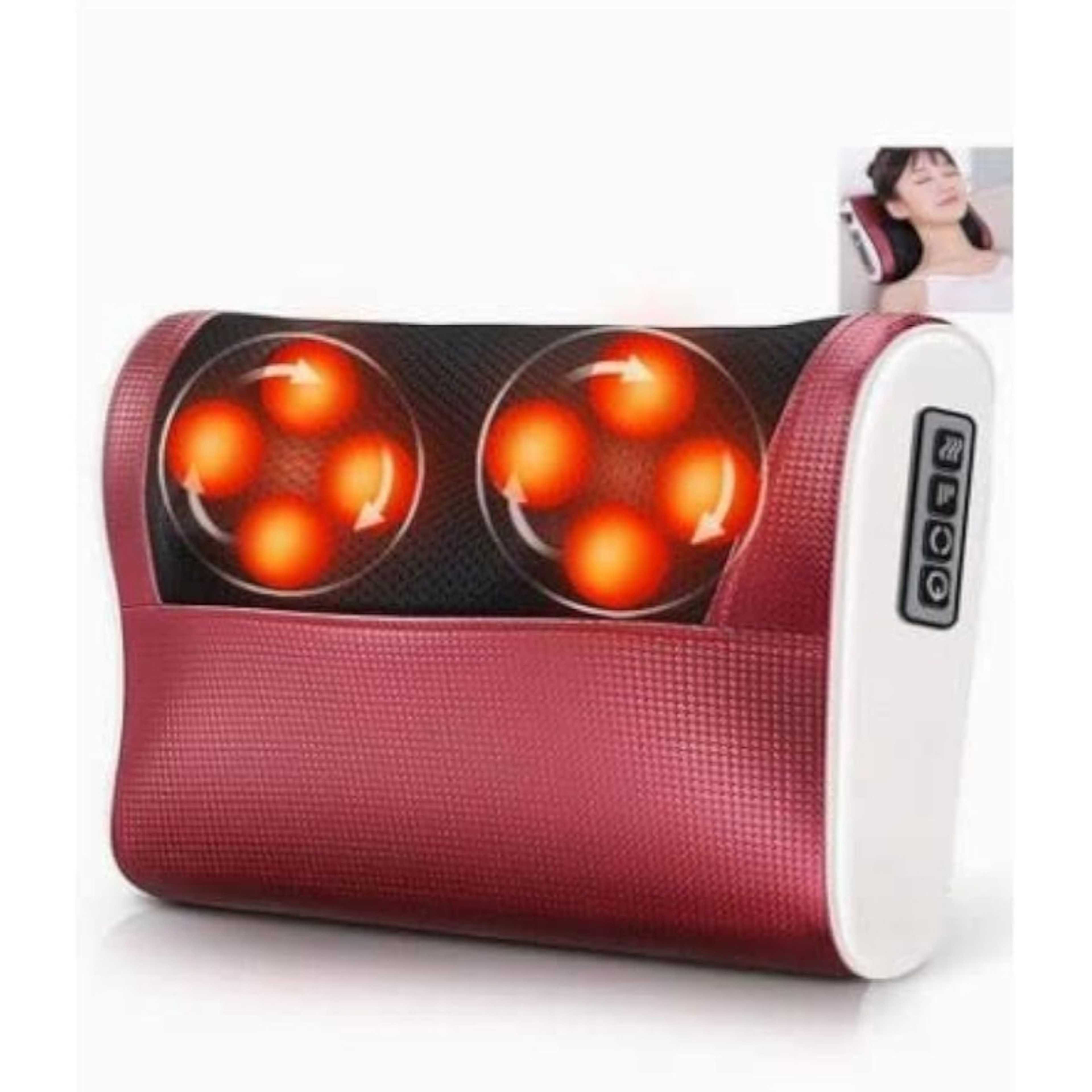 Biki Massage Pillow | Mutipurpose for all Body Parts, Infrared Heat Sensing | 24 W | وسادة التدليك | متعدد الأغراض لجميع أجزاء الجسم - Product Main Image