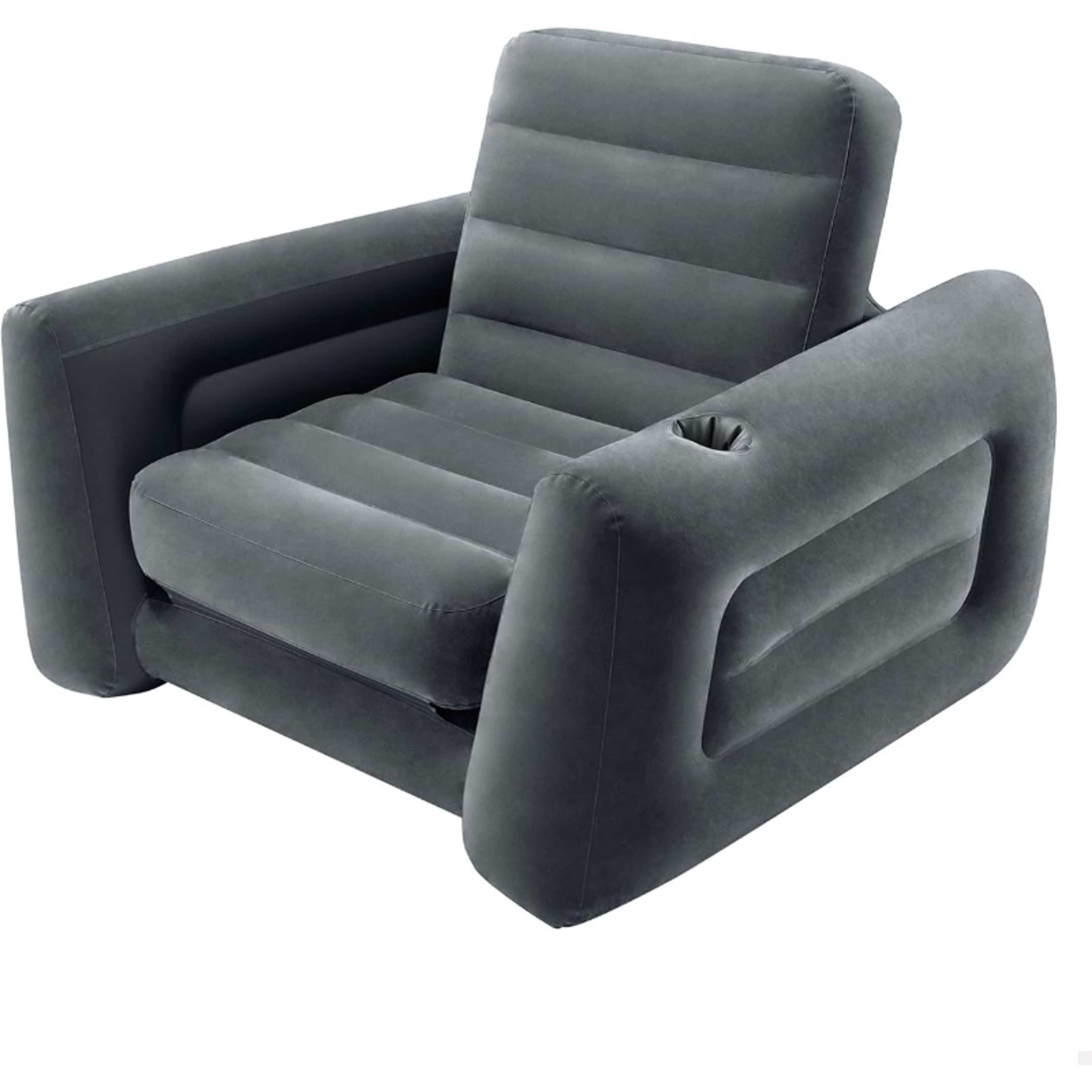 Intex Pull-Out Inflatable Chair, Grey - Product Main Image