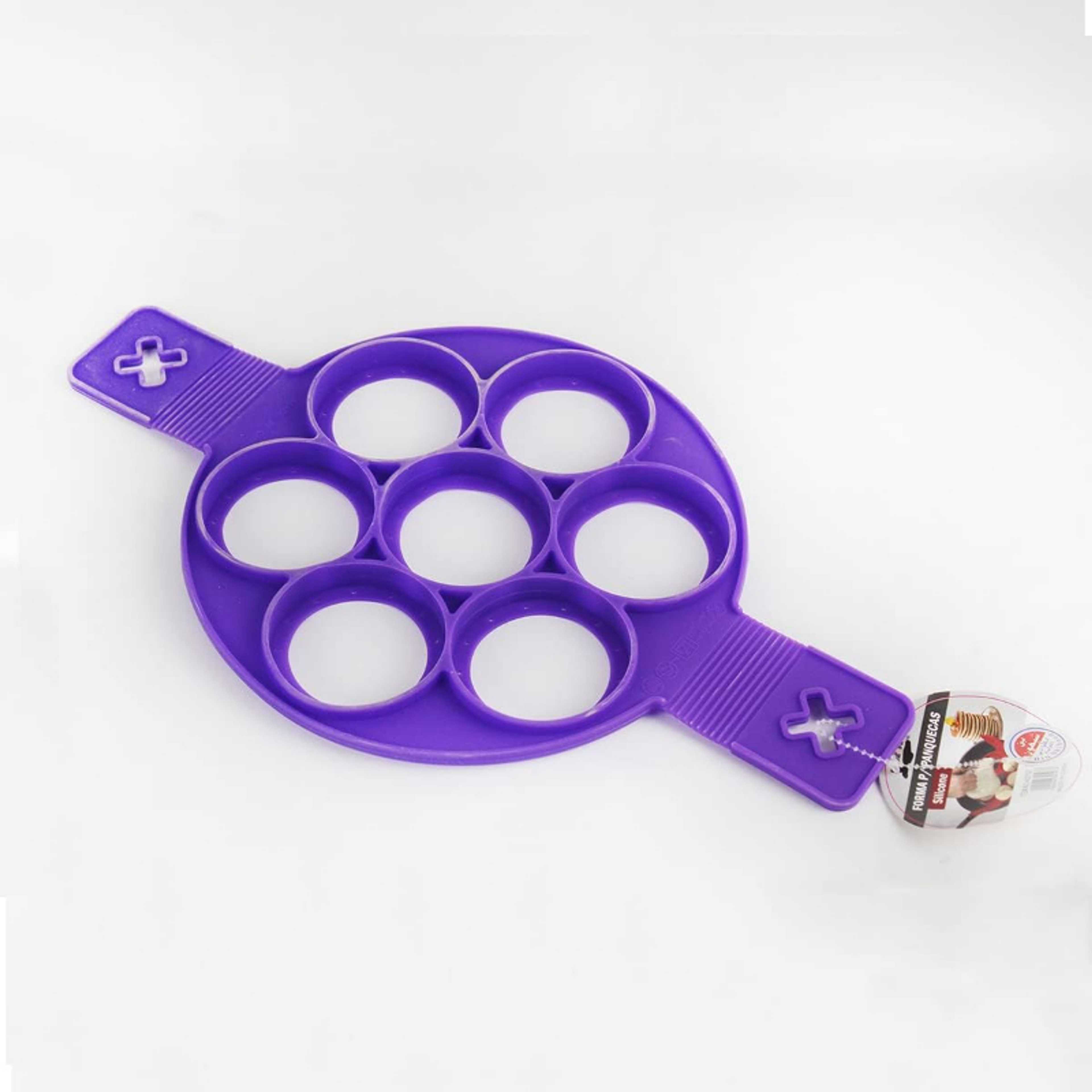 Biki Silicone Pancake Mold, Nonstick Mini Pancake & Fried Egg Ring Maker - Product Main Image