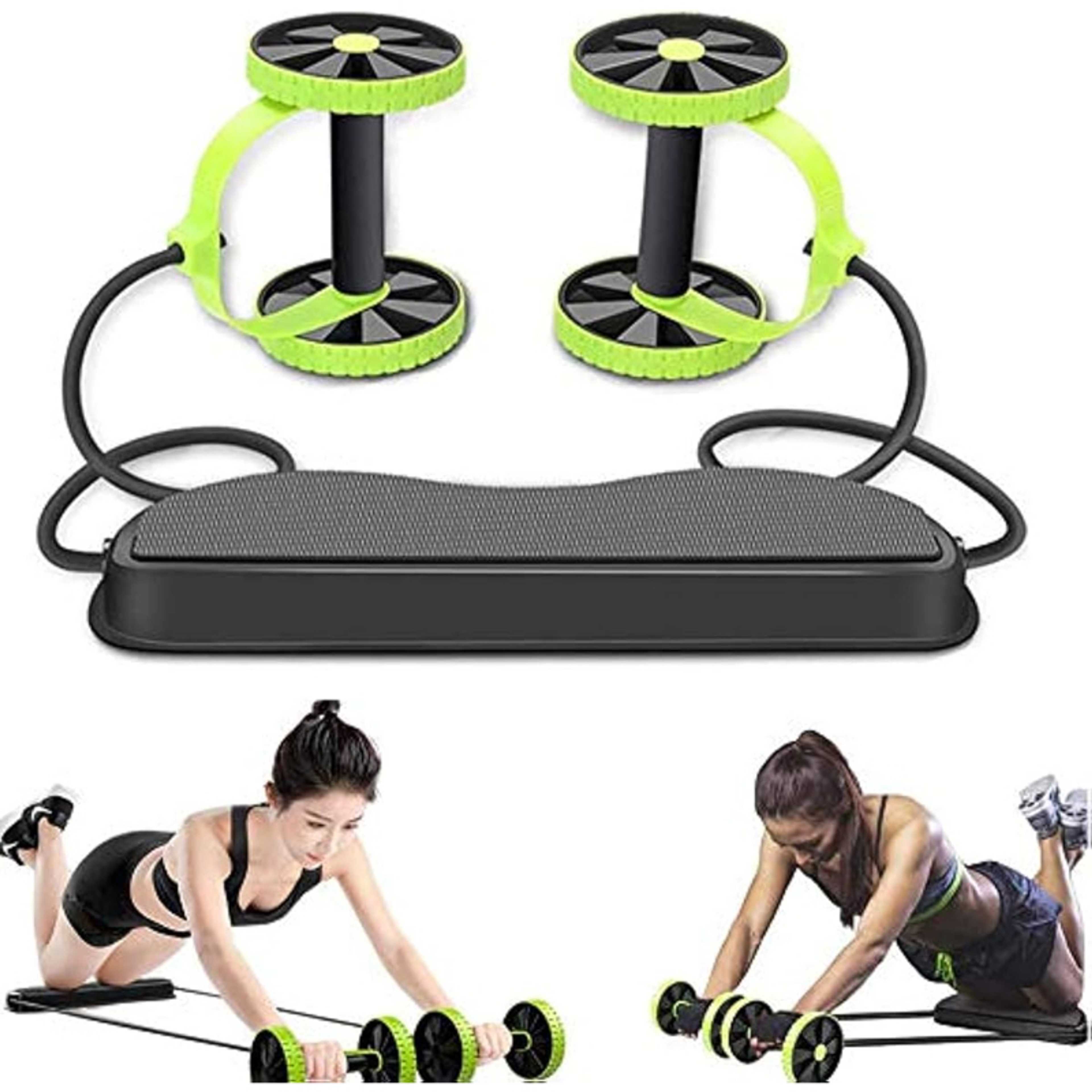 LEESTORE Multifunctional Ab Workout Equipment for Abdominal Exercise Core Wheels for Men & Women - Product Main Image