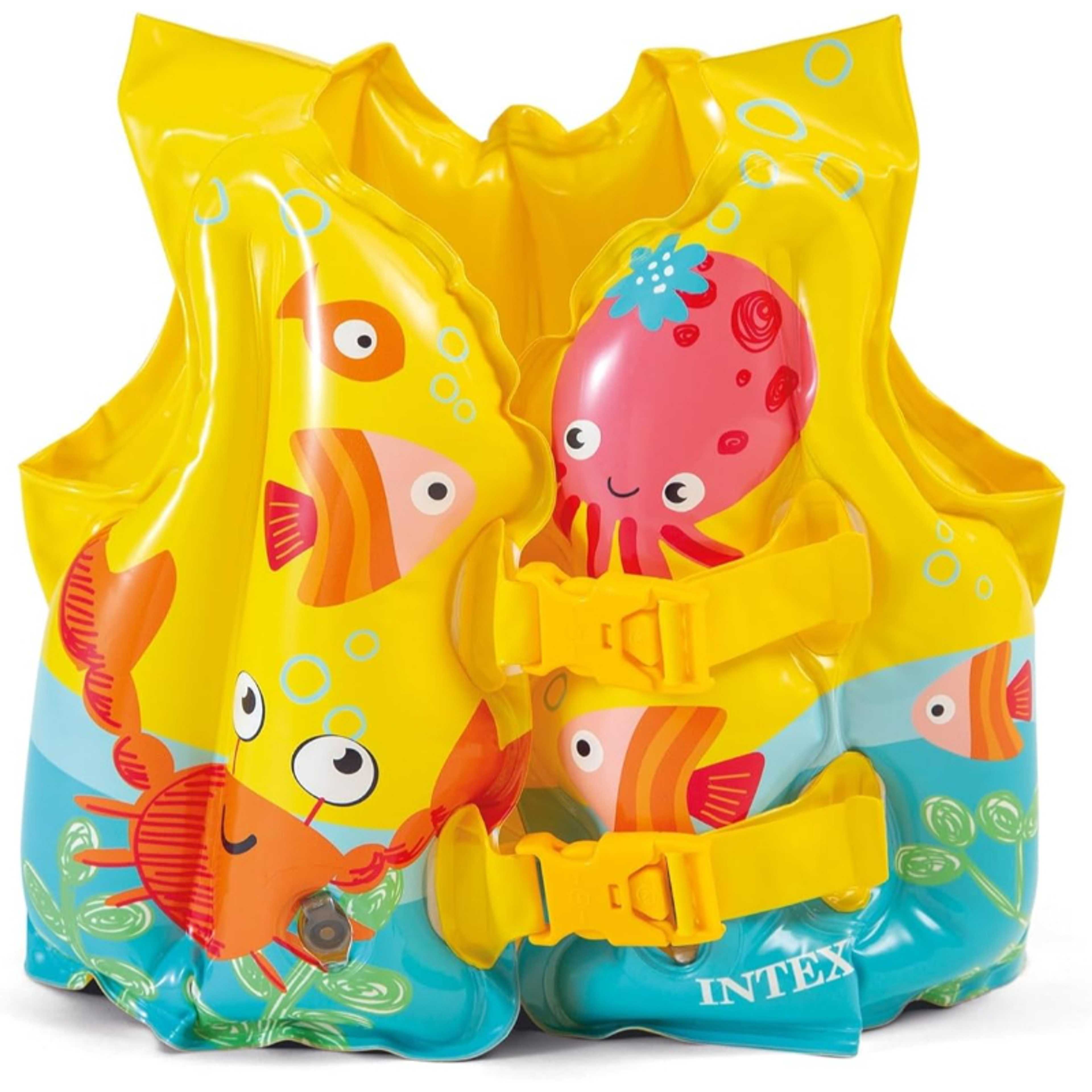 Intex Tropical Buddies Swim Vest, Multi-Colour, Ages 3-5, 59661 - Product Main Image