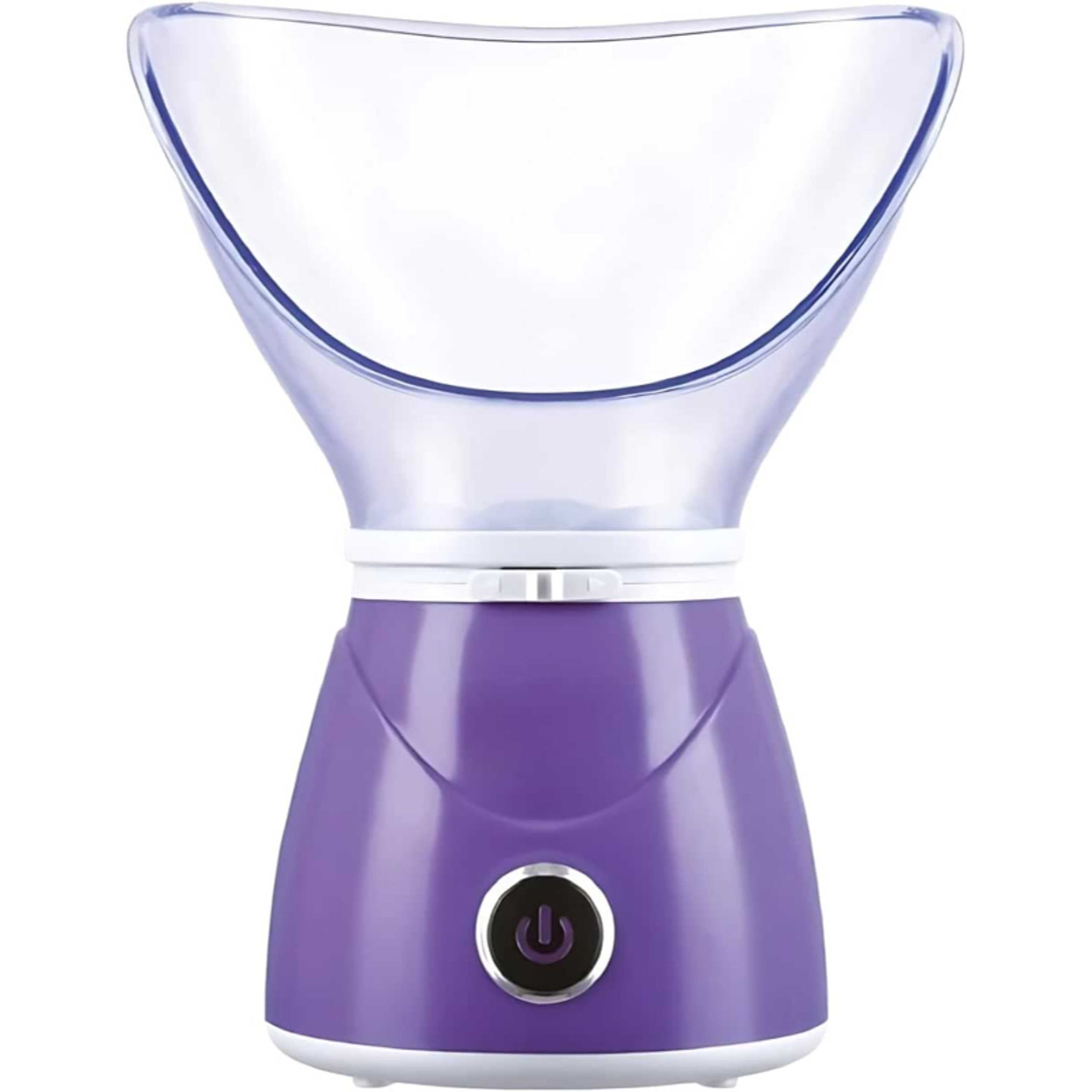 Facial Steamer, Steam Sauna Vaporizer Machine, And Steam Inhaler For Cold, Cough & Sinus with Regulator For Men, Women & Kids With 2 Years Warranty (Pruple) - Product Main Image