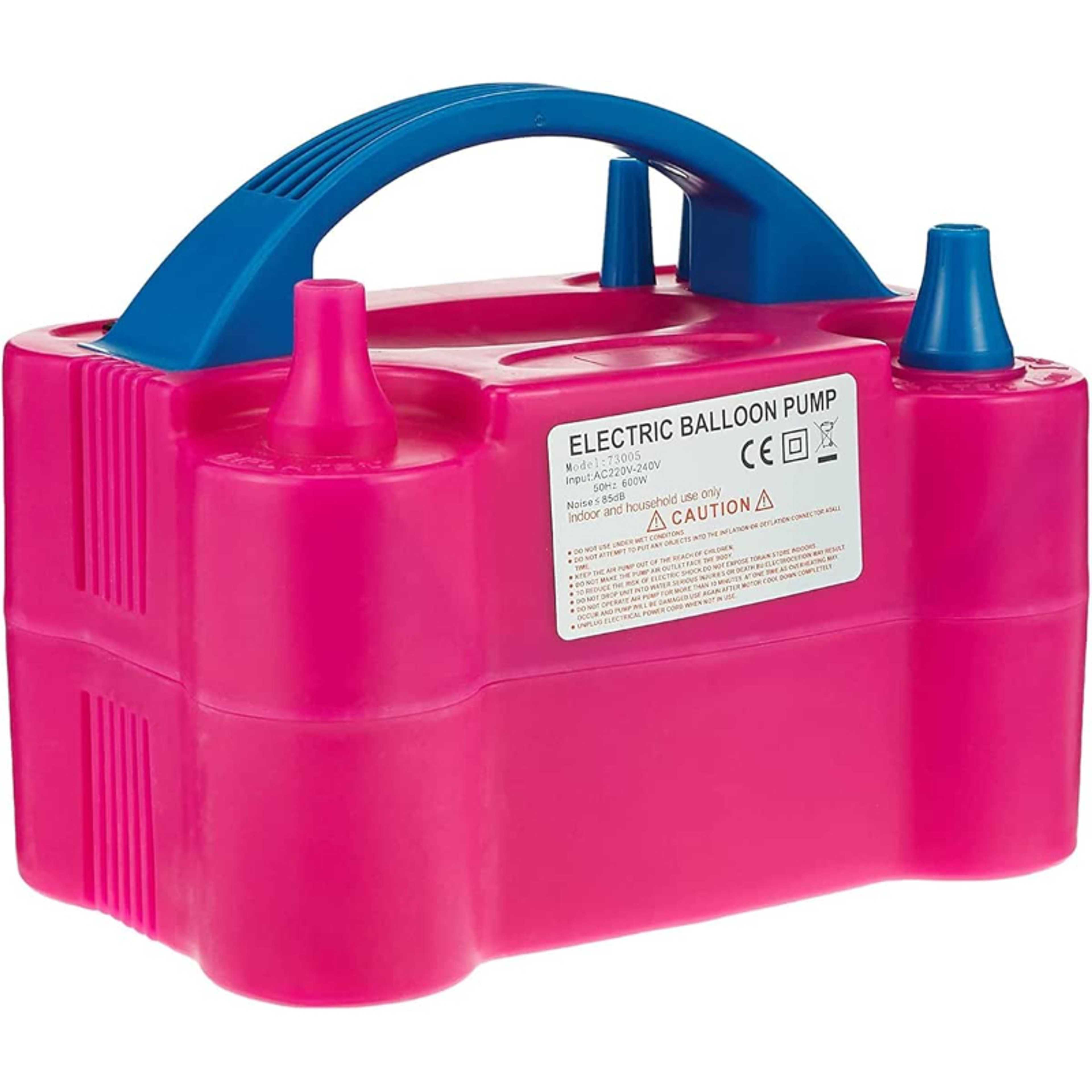 SHOWAY Electric Balloon Blower Air Pump Inflator Portable Dual Nozzle Party Machine - Product Main Image