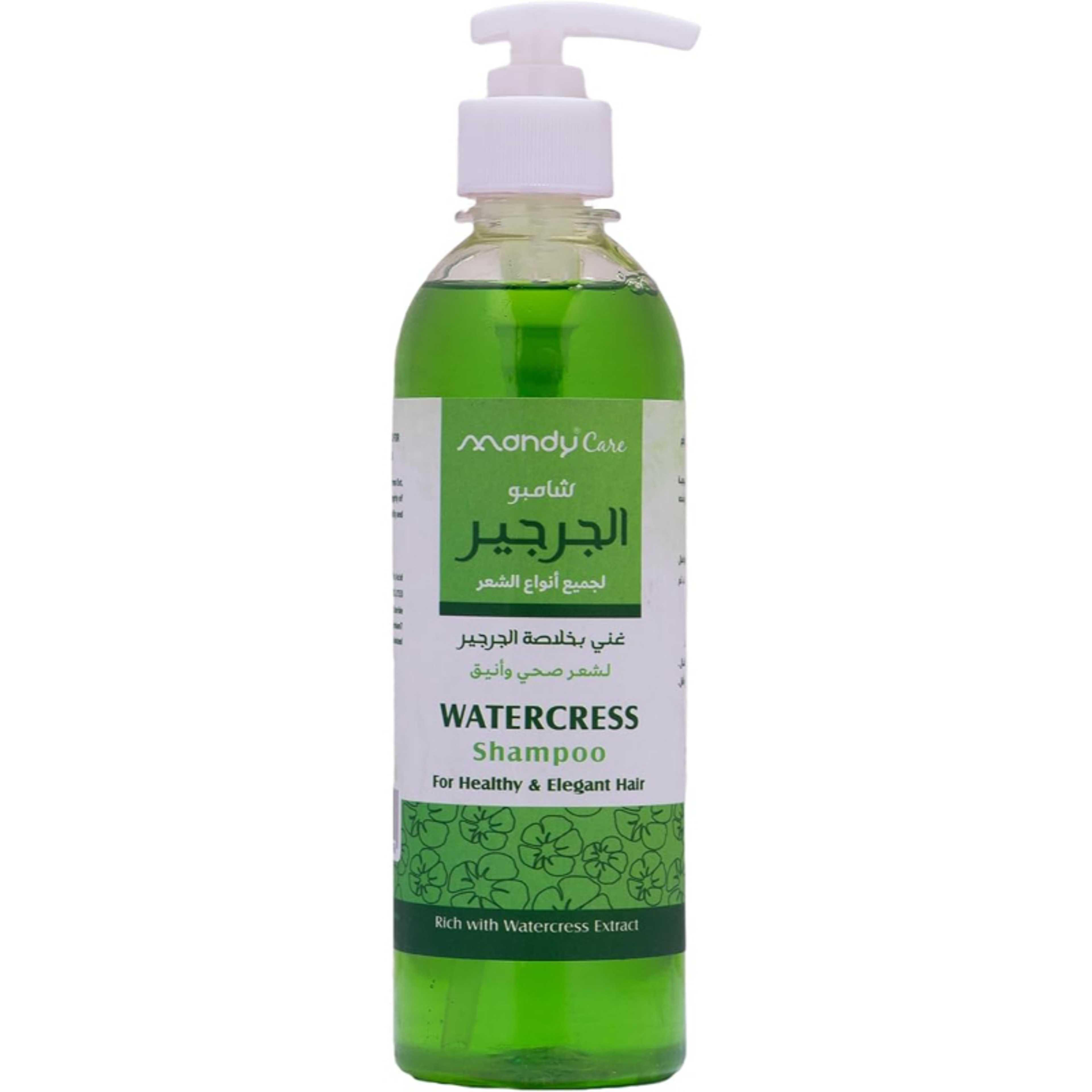 Mandy care water cress hair shampoo 400 ml, brown - Product Main Image