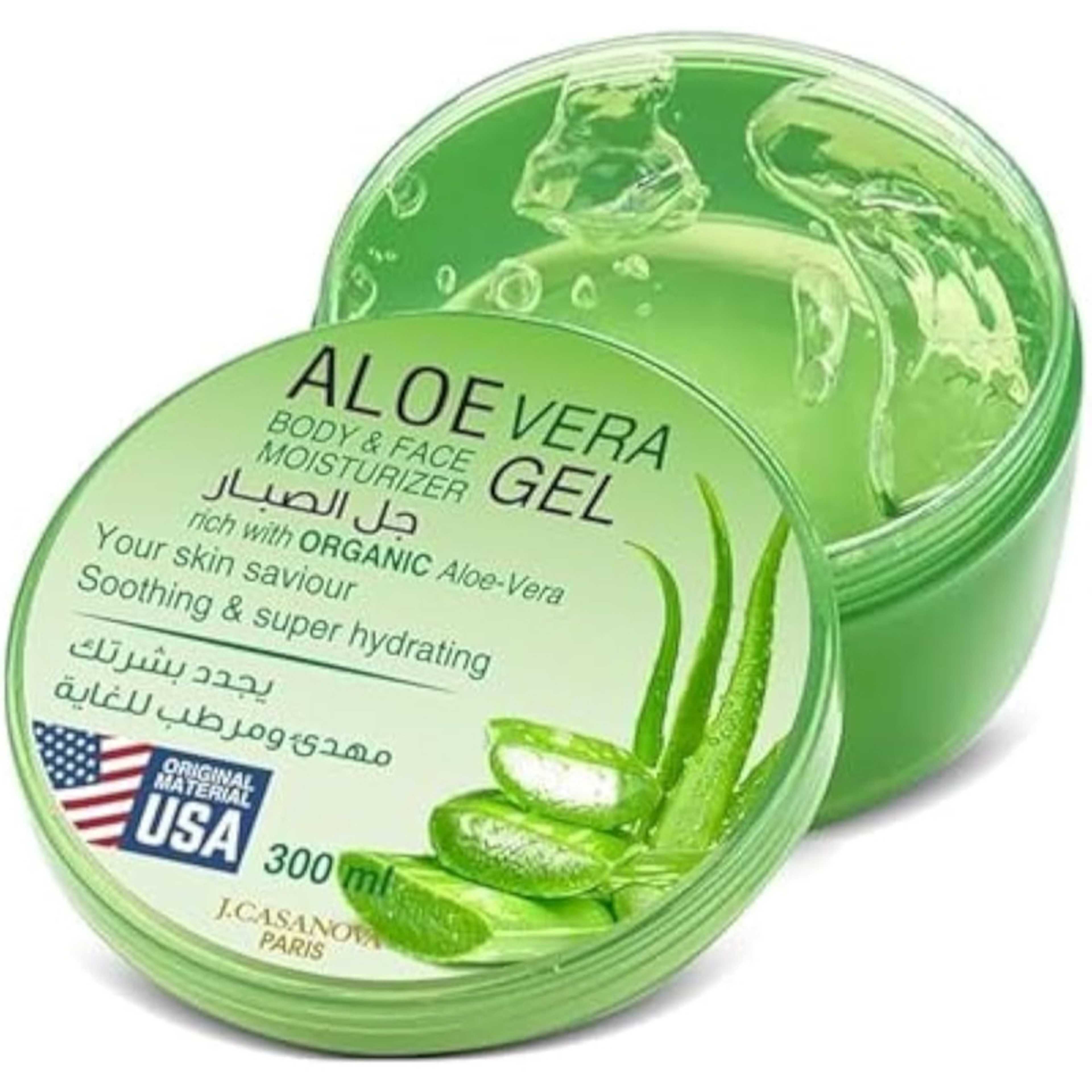 J.Casanova Natural Aloe Vera Gel Jar 300 ml - Product Main Image