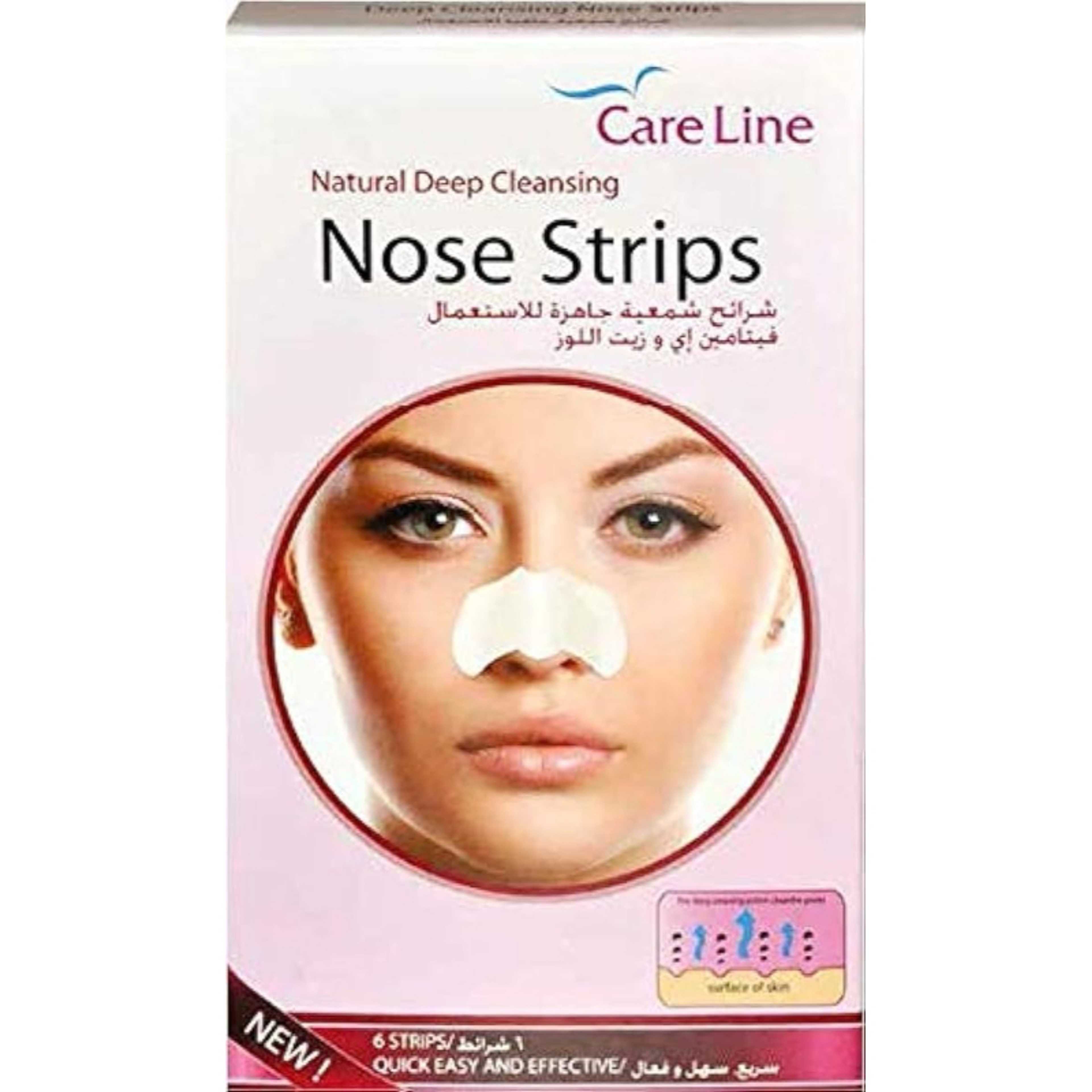 Care Line Natural Deep Cleansing Nose Strips with Vitamin E & Almond Oil - Product Main Image