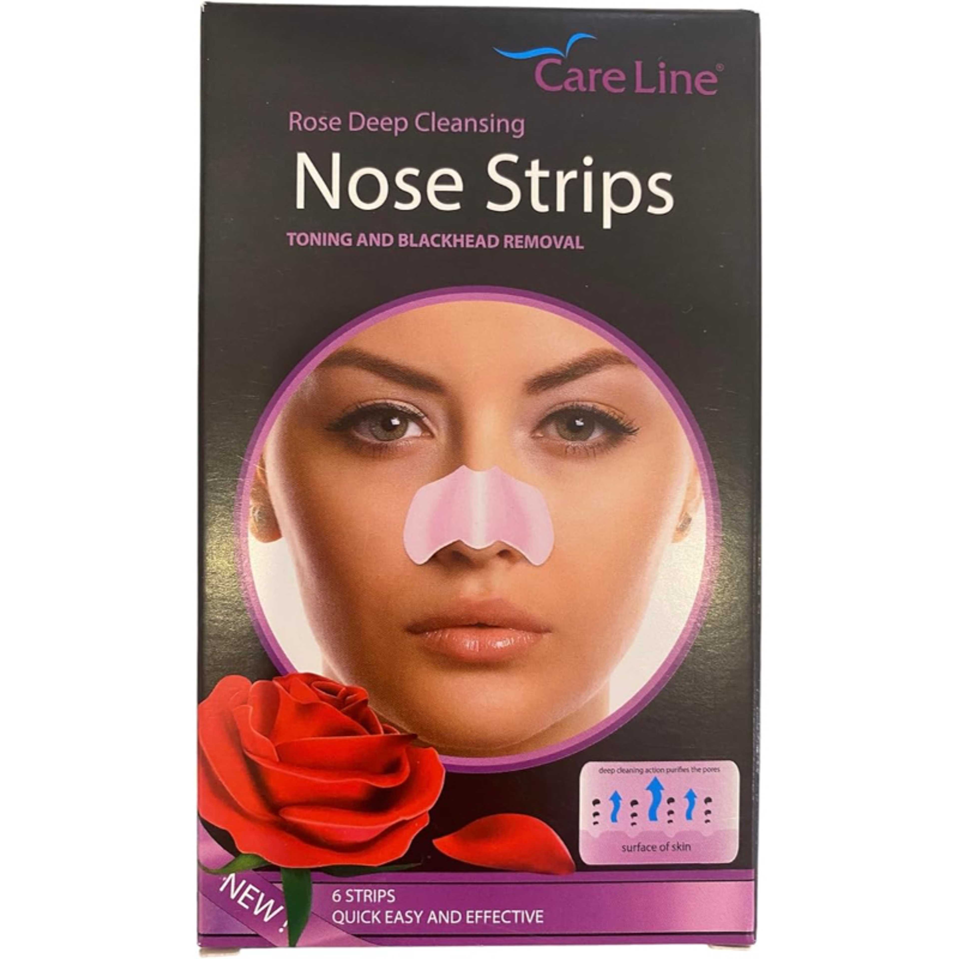 Care line Nose Strips: Remove Blackheads, Pores And Deep Cleansing ( Set of 6 strips ) - Product Main Image