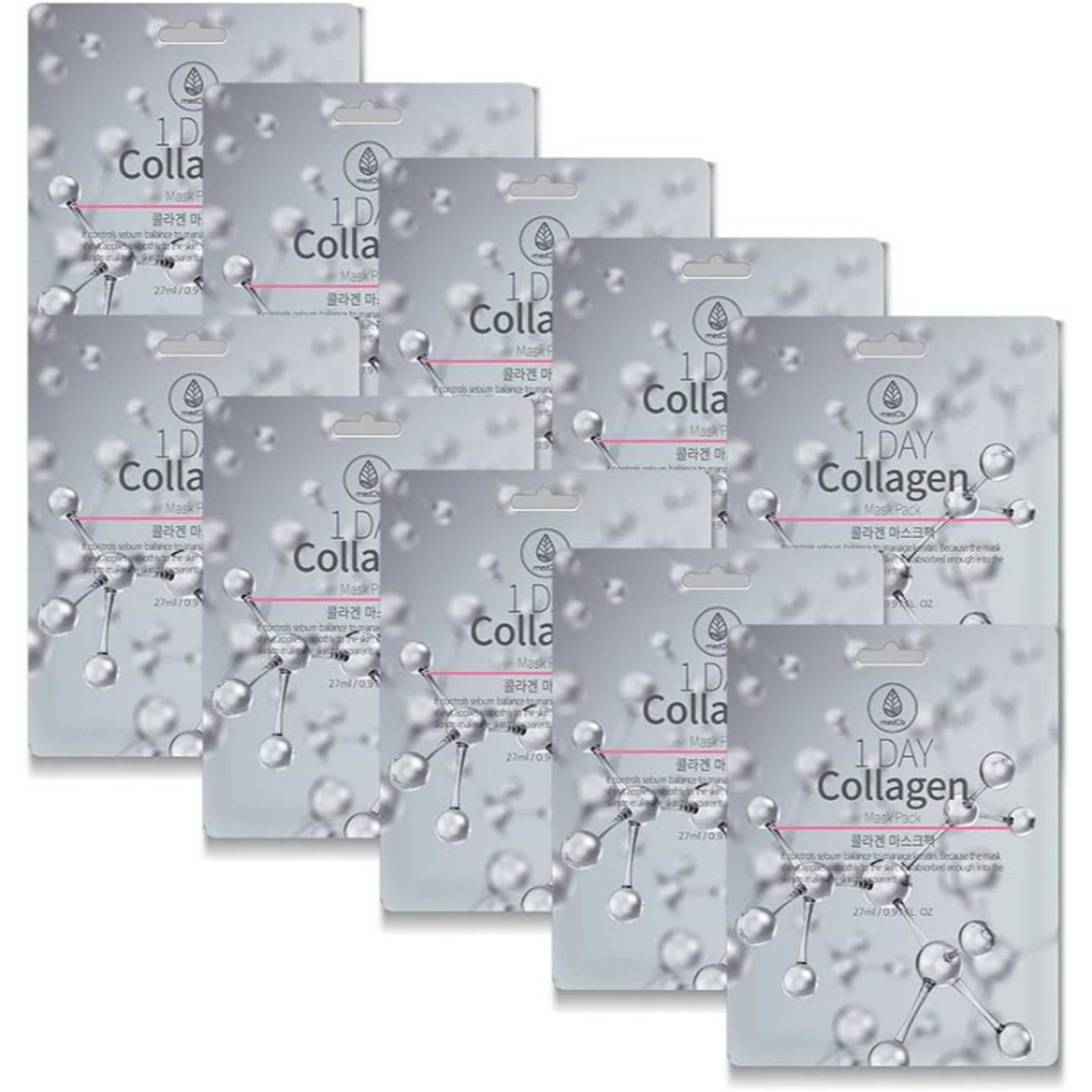 MED B 1 Day Hyaluronic Acid Mask Pack, a pack of 10 - Product Main Image