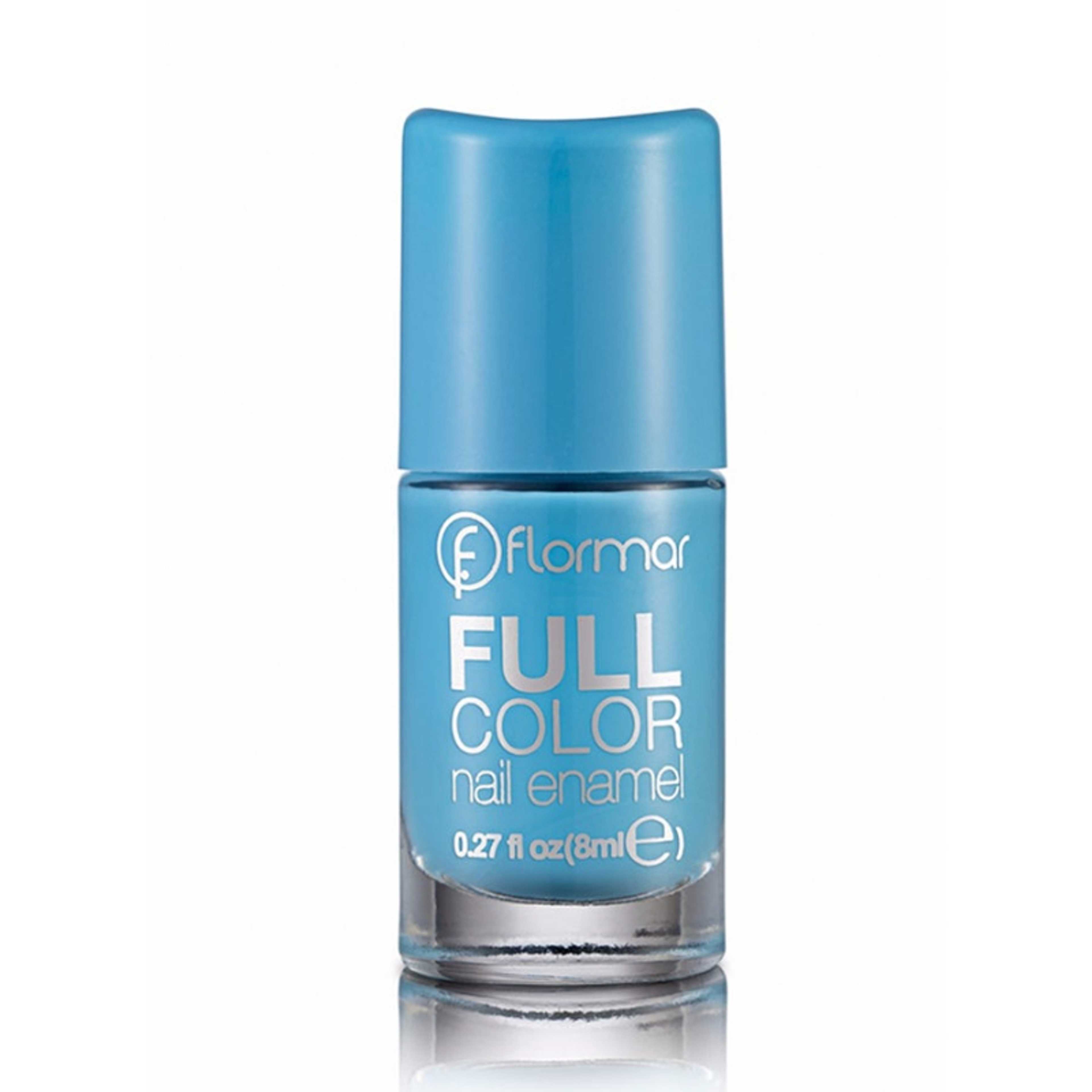 Flormar-Full Color Glossy Nail Enamel FC49 Clear Sky - Product Main Image