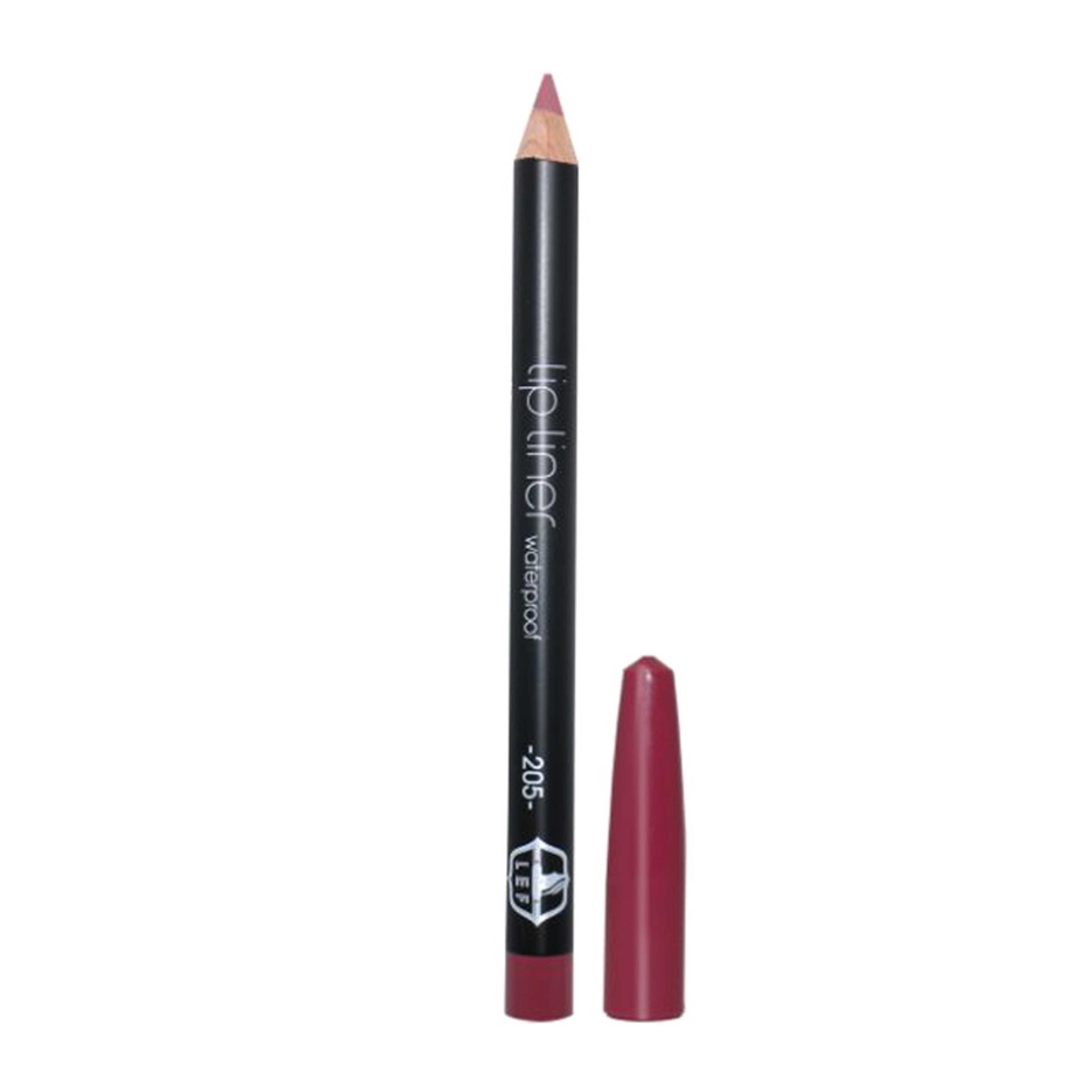 Lef-Waterproof Lip Liner Pencil Pink 205 - Product Main Image