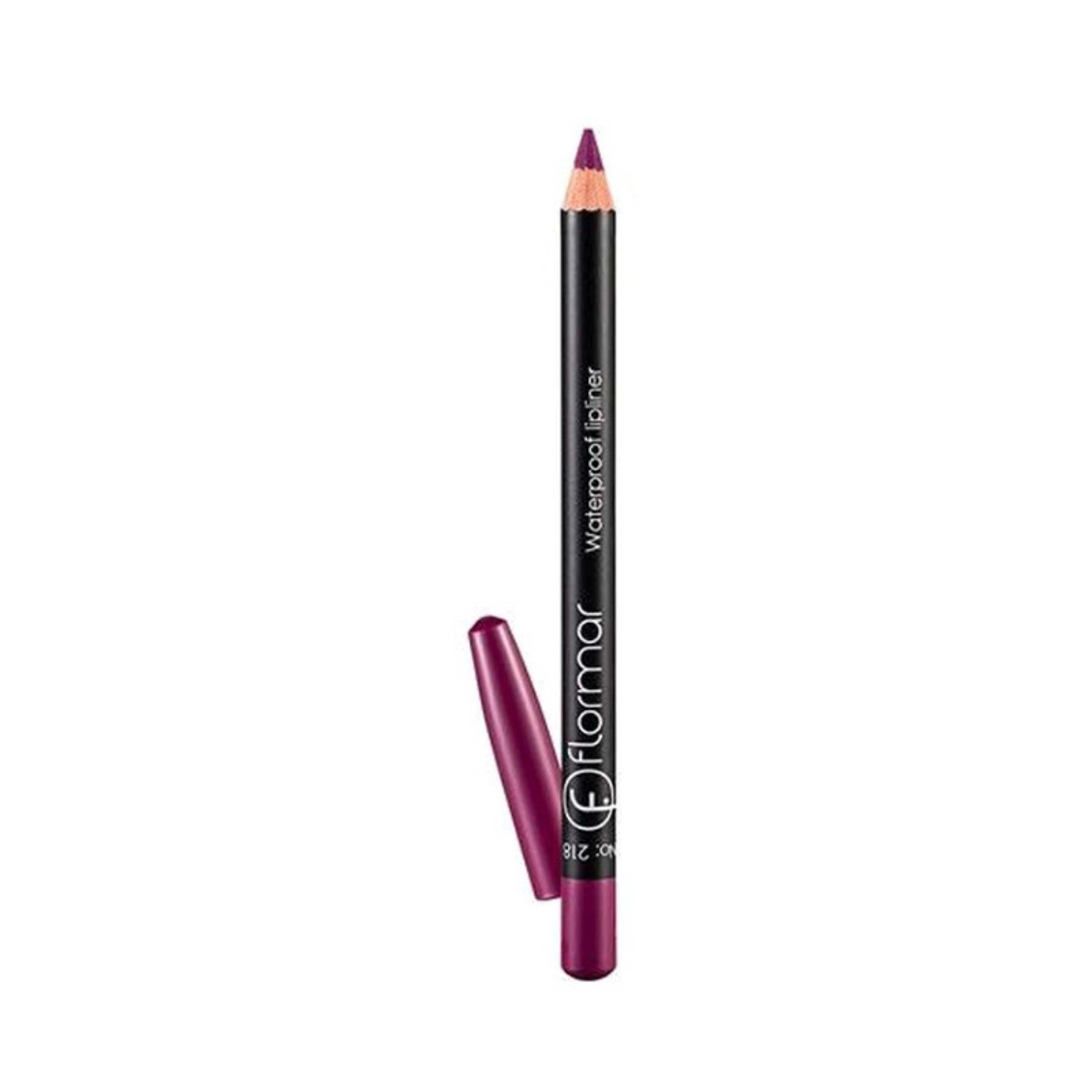 Flormar-Long Lasting Waterproof Lip Liner Pencil 218 Stylish Lilac - Product Main Image