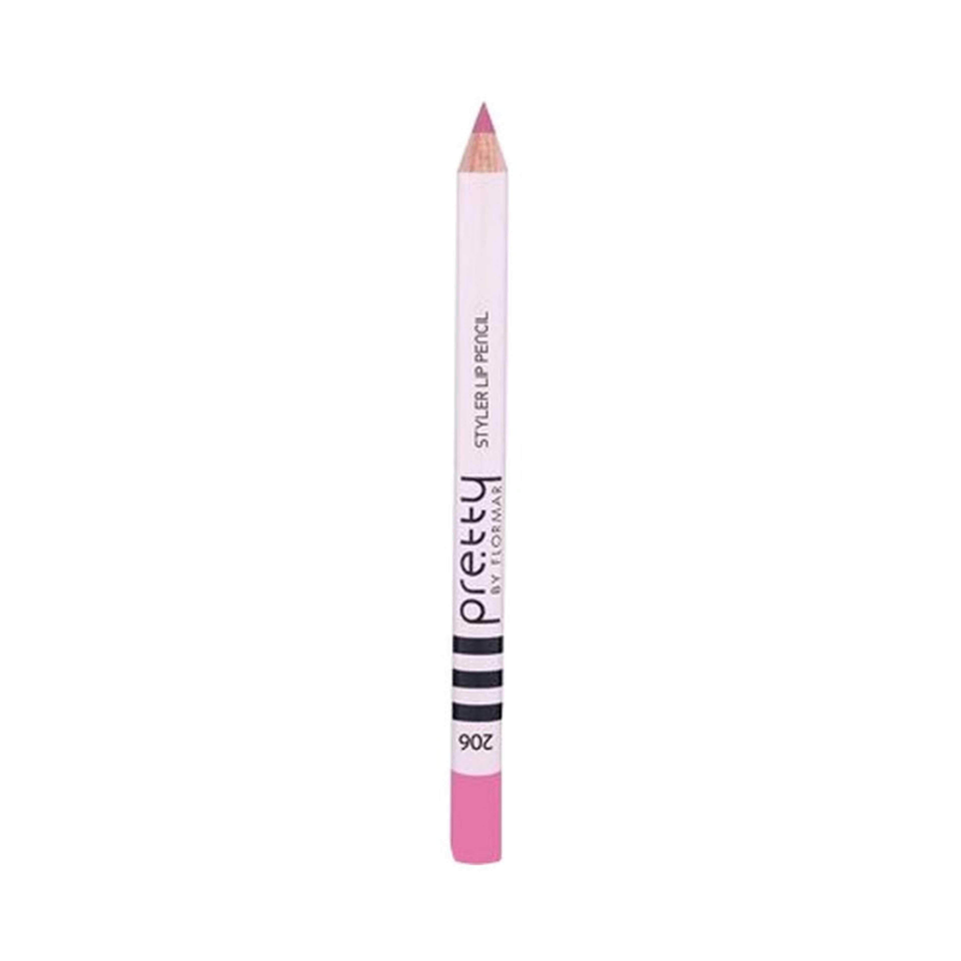 Pretty By Flormar-Styler Lip Liner Cyclemen 206 - Product Main Image