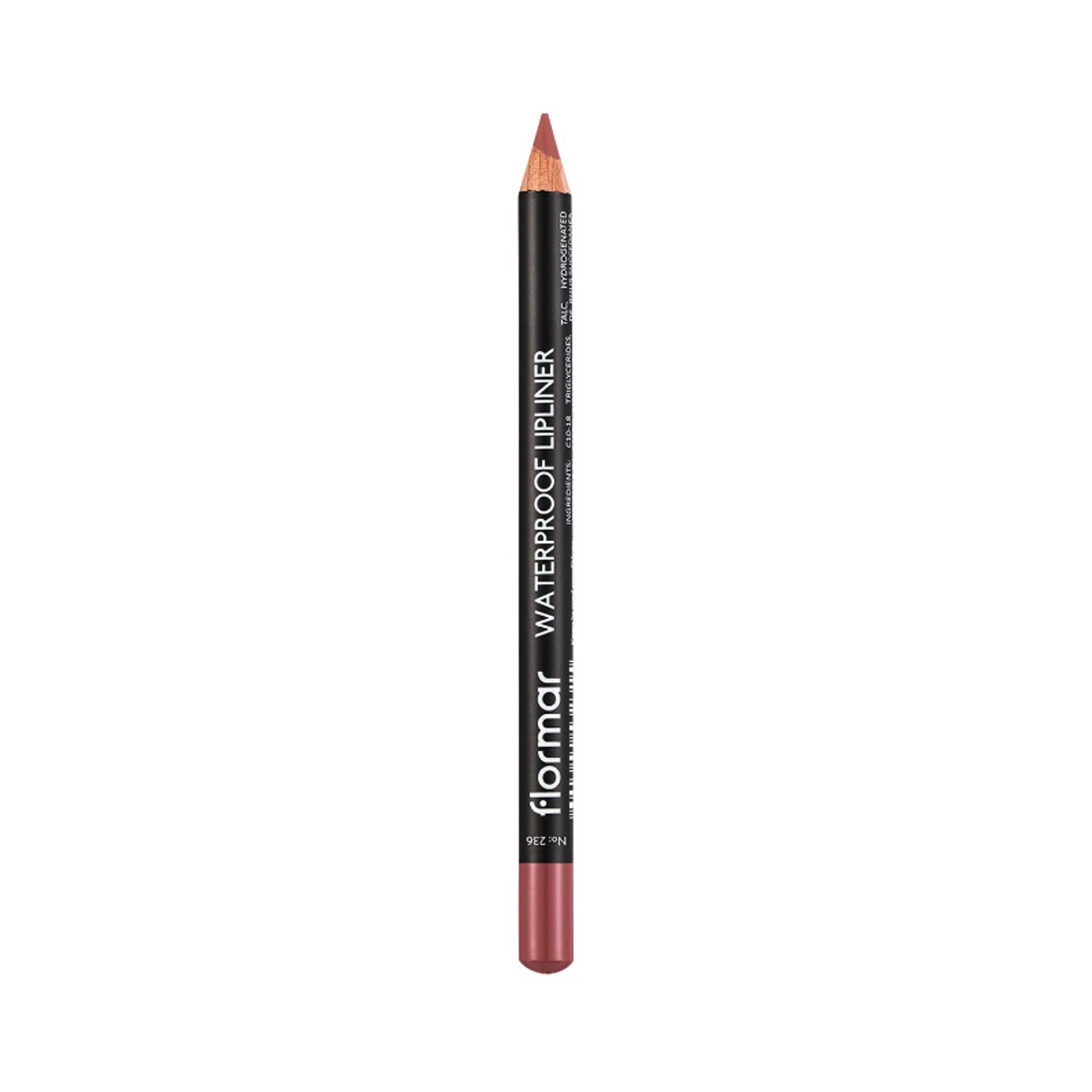 Flormar-Waterproof Lipliner Pencil 236 Nut Cookie - Product Main Image