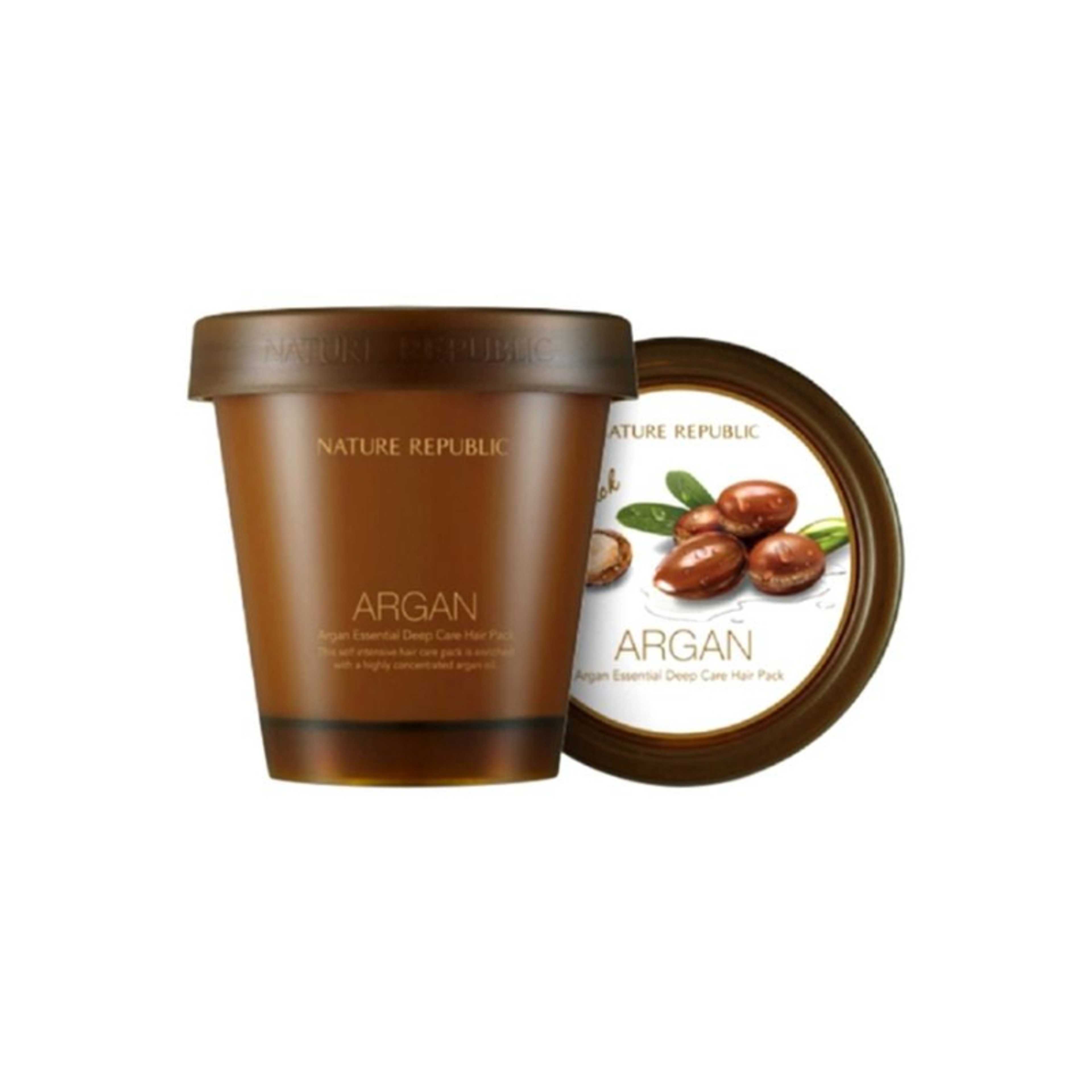 Nature Republic-Argan Essential Deep Care Hair Pack 200ml - Product Main Image