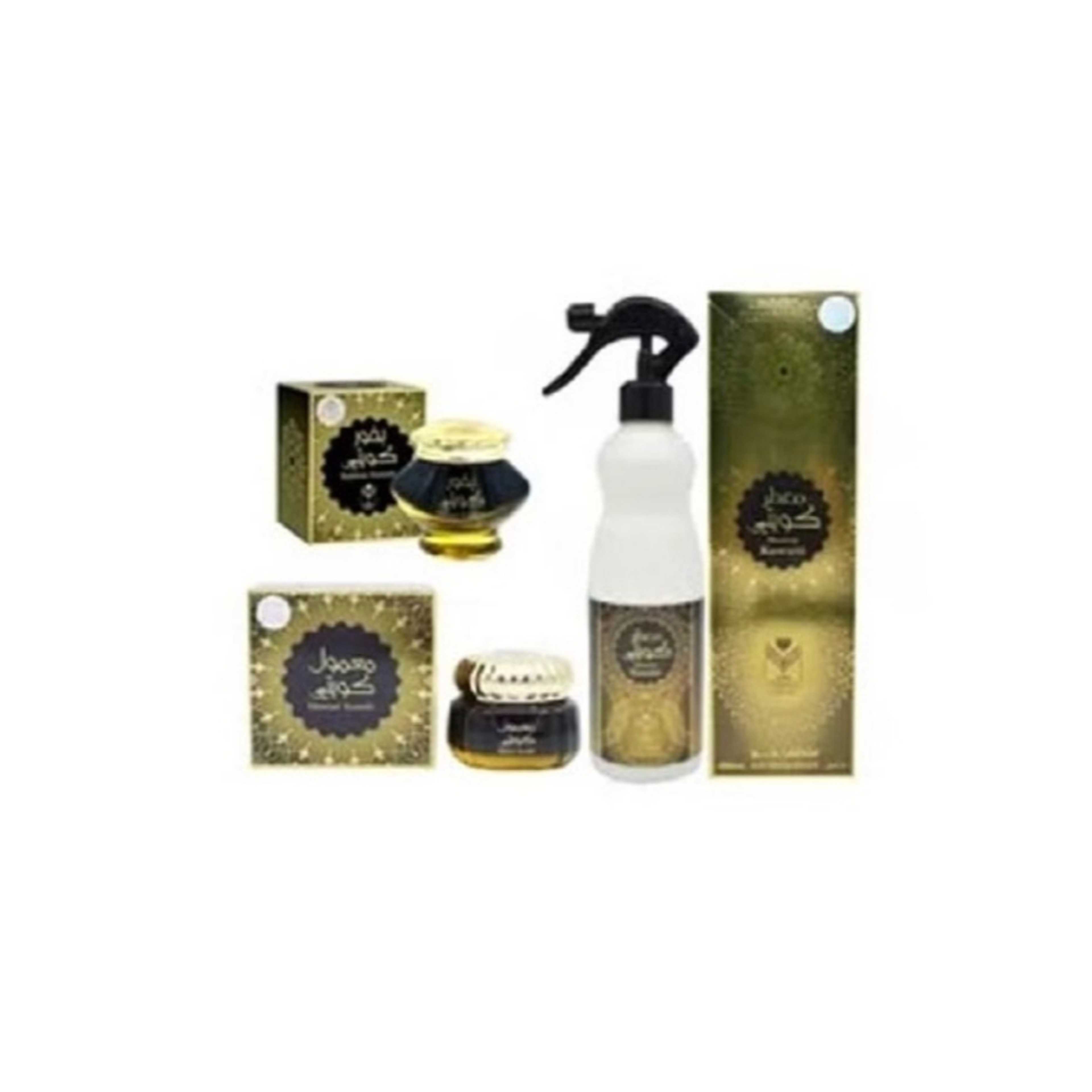 Almas-Kuwaiti Maamoul 60g Kuwaiti Incense 40g Kuwaiti Air Freshener 480ml - Product Main Image