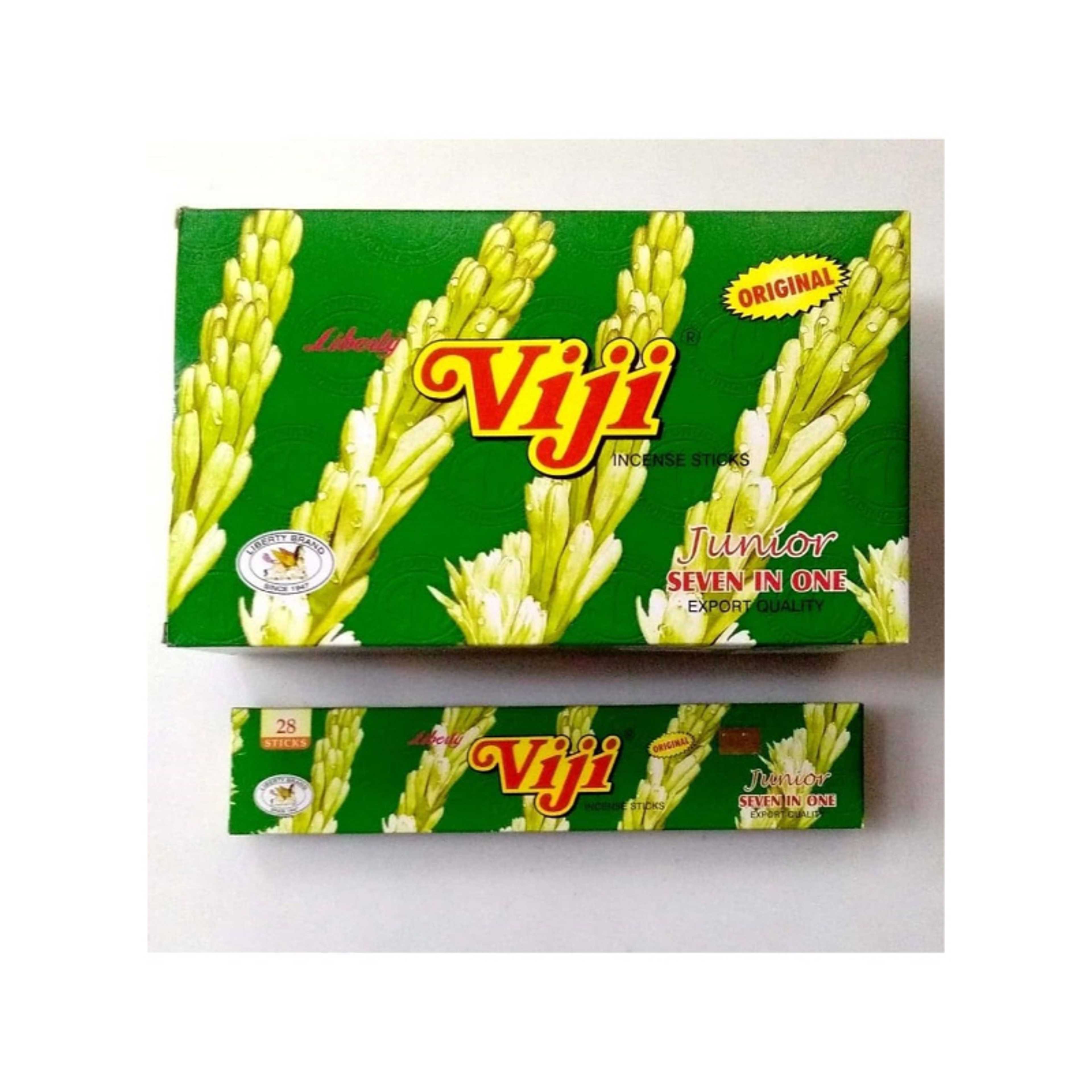 Liberty-Pack Of 12 Viji 7 In 1 Incense Sticks Black 24centimeter - Product Main Image