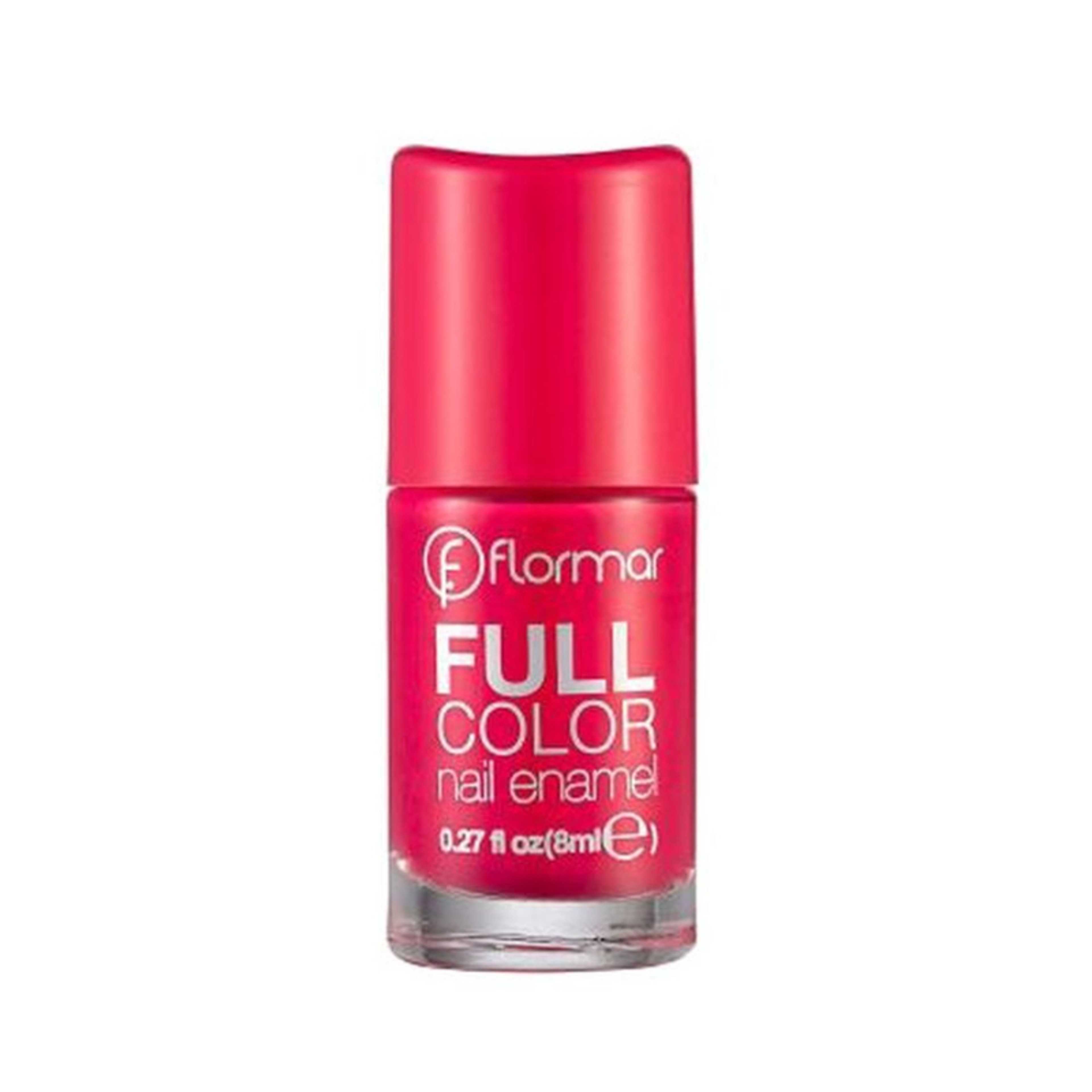 Flormar-Full Color Nail Enamel C48 Bright Azalea - Product Main Image