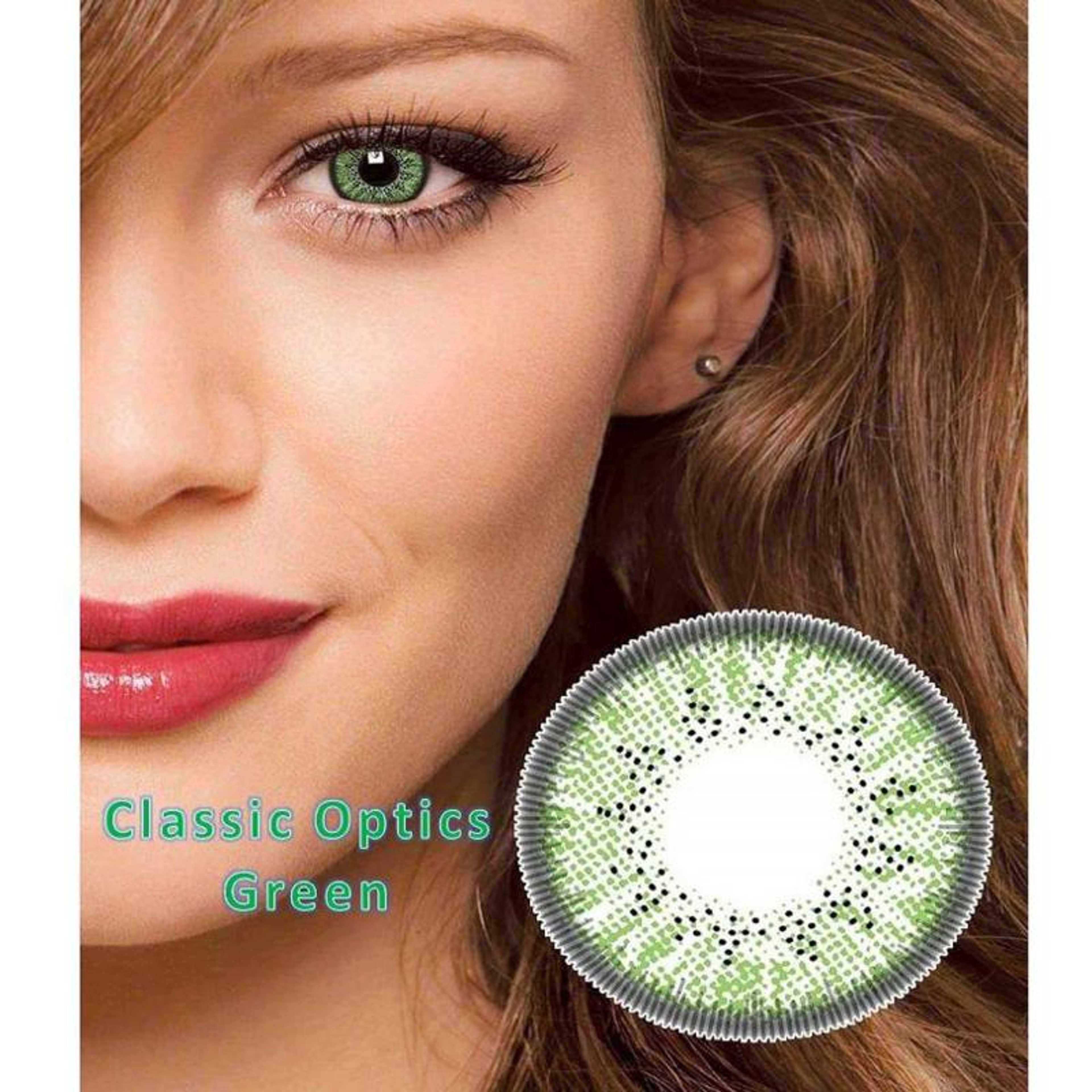Green Double shade Contact Lenses-Bridal Colors