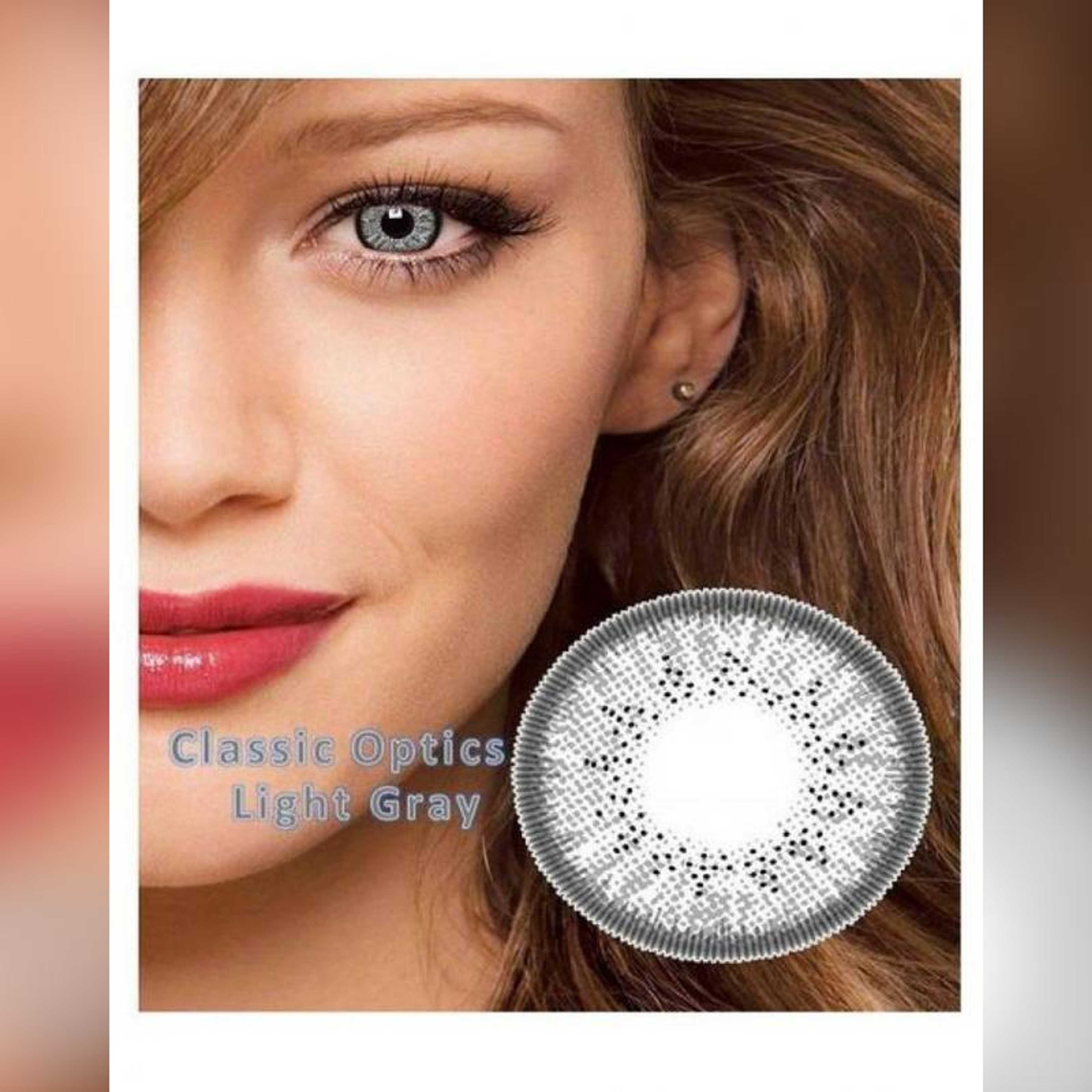 DAILY WEAR Light Gray Double shade Contact Lenses-US Vision
