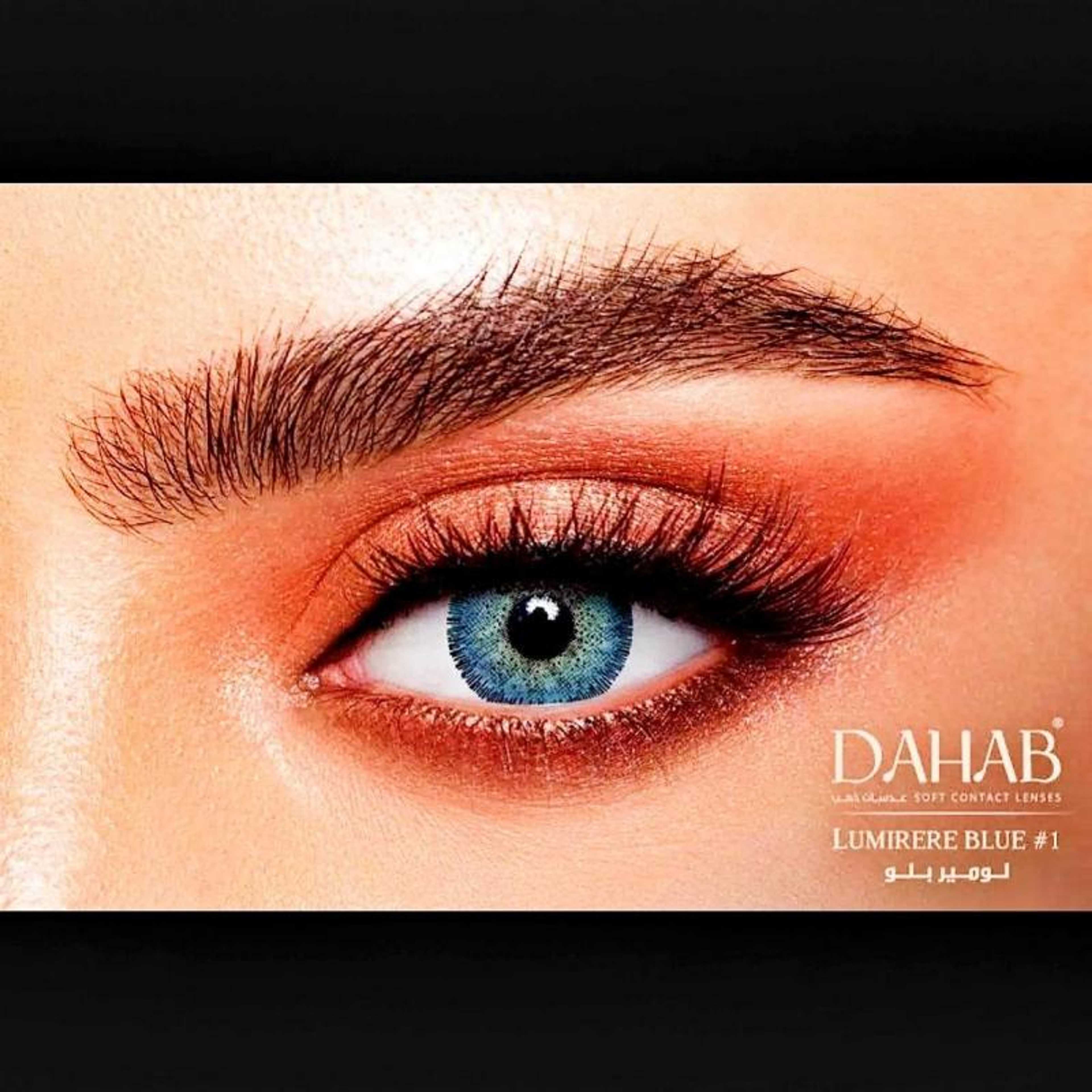 Dahab Color Lenses, LUMIRERE BLUE, Dahab Contact Lenses with Free Kit